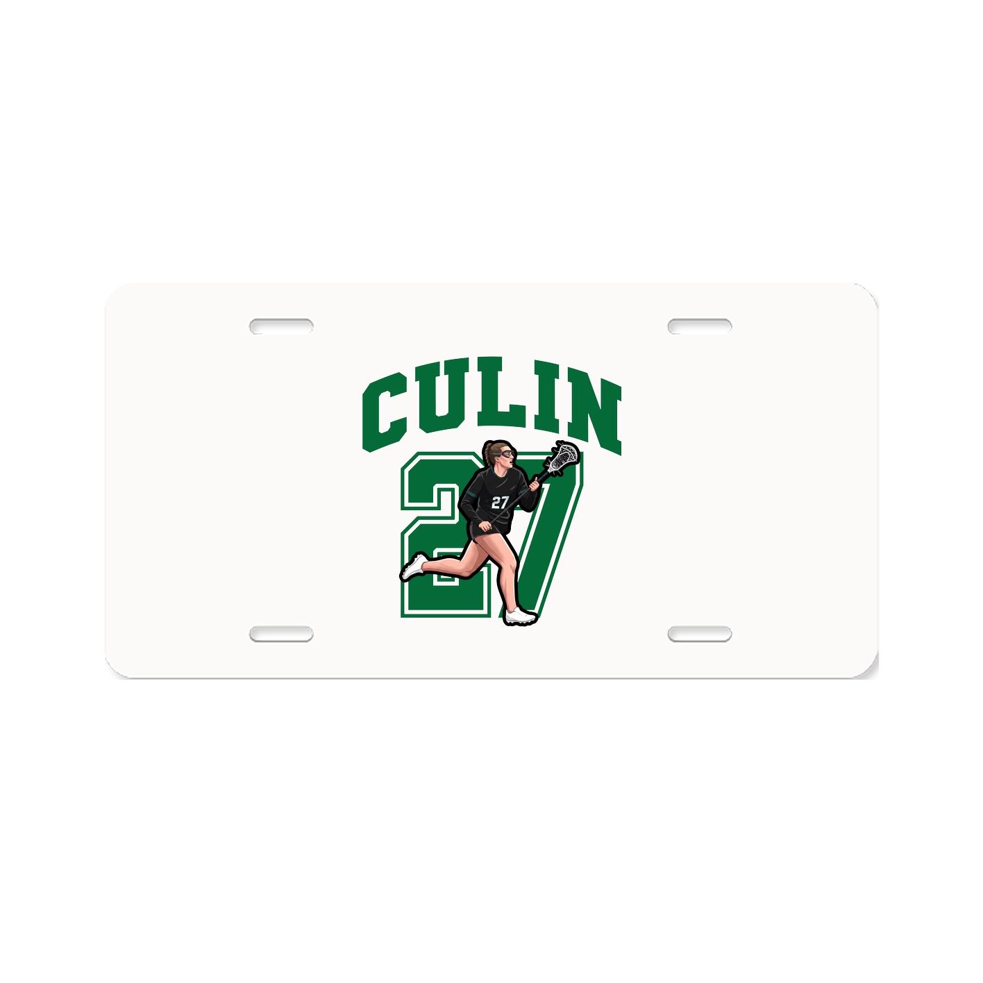 License Plate — Number in Classic