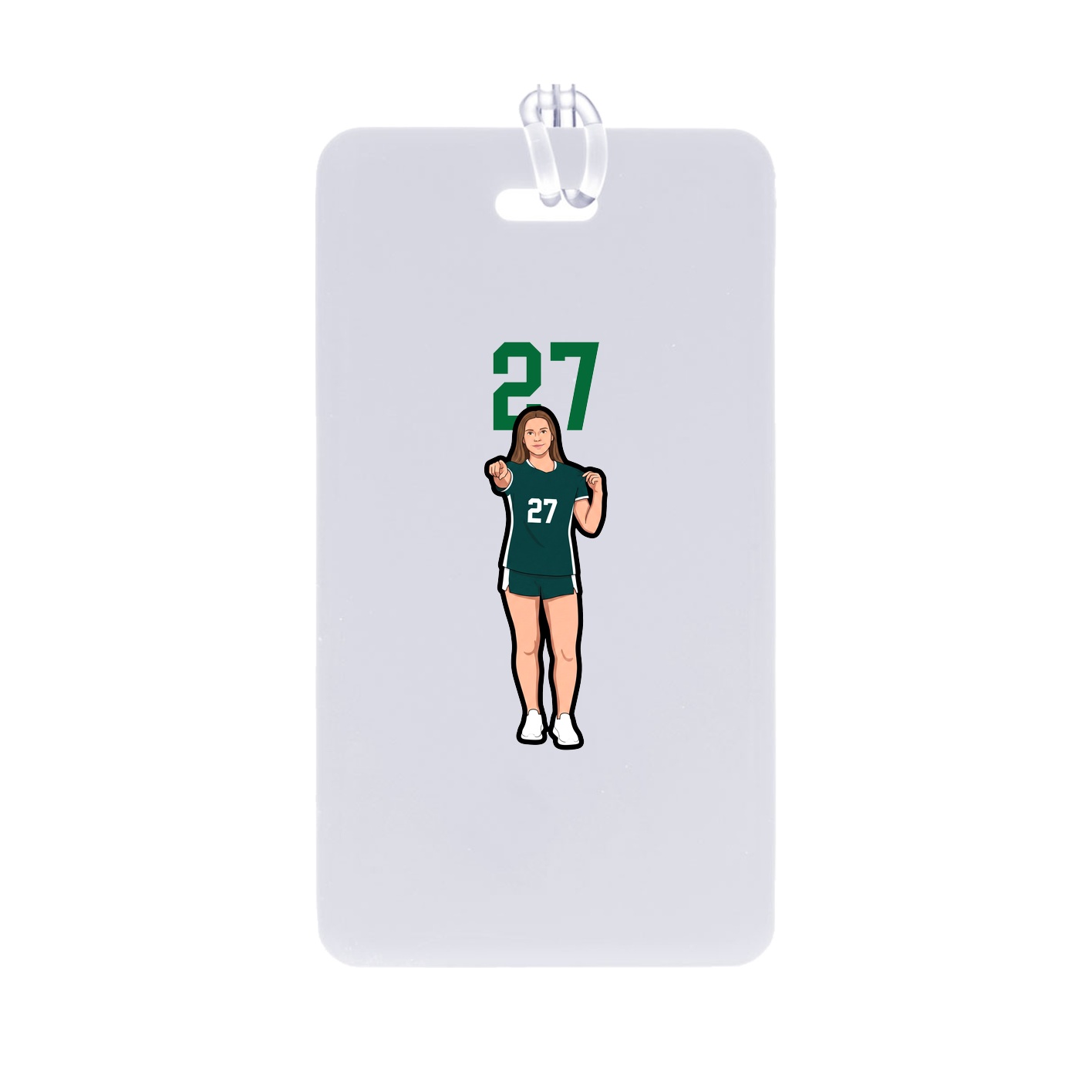 Bag Tag — Number Top in Classic
