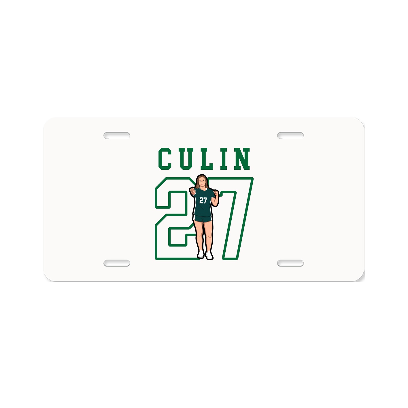 License Plate — Shirsey in Classic