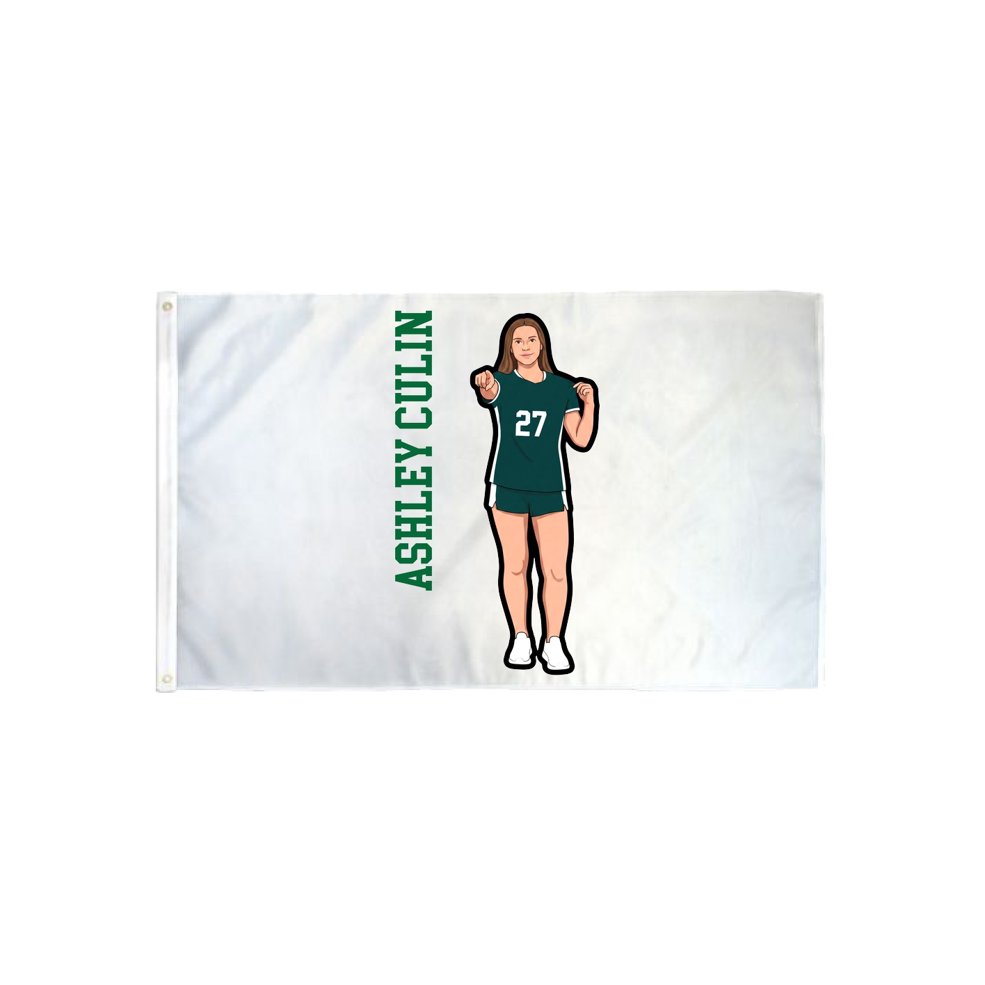 3x5 Flag — Name Vertical in Classic