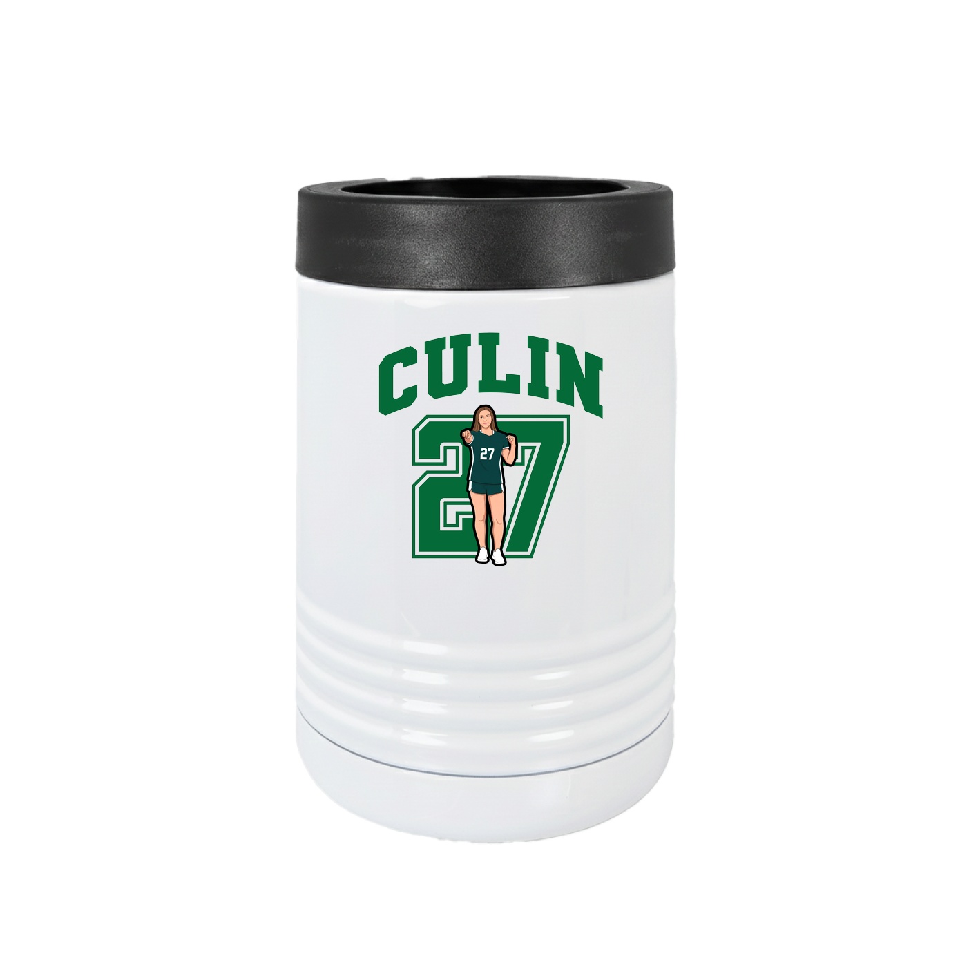 Beverage Holder — Number in White