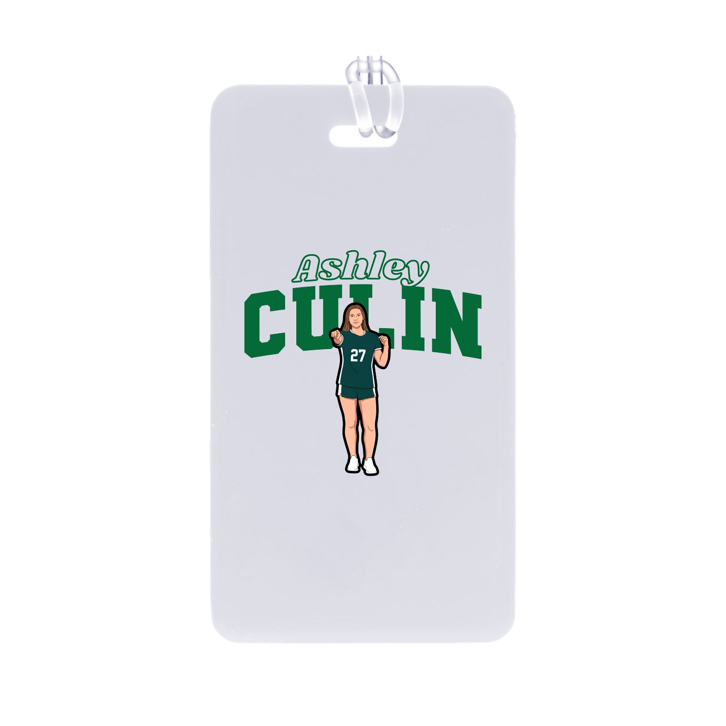 Bag Tag — Name Arch in Classic