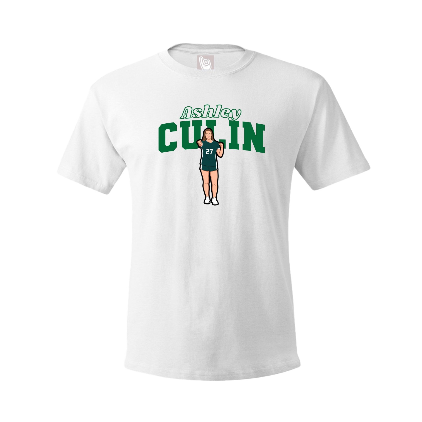 Tee — Name Arch in White