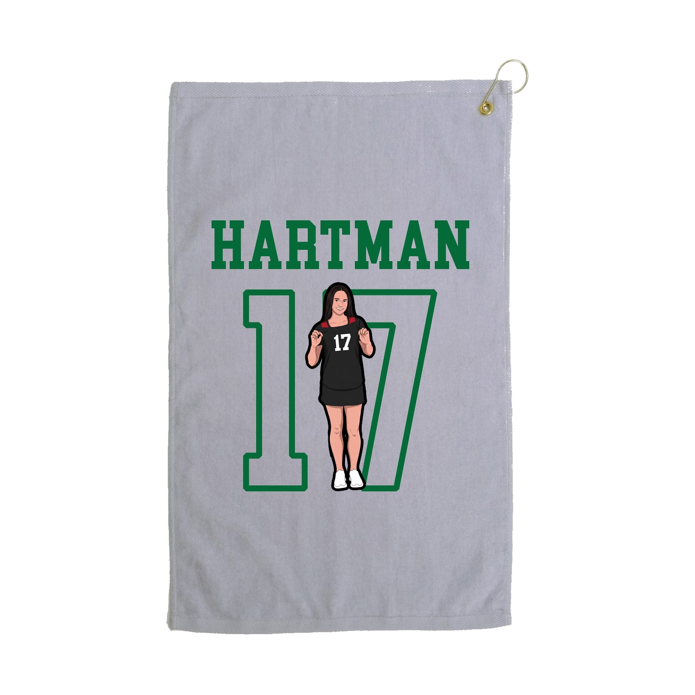 Golf Towel — Shirsey in Grey