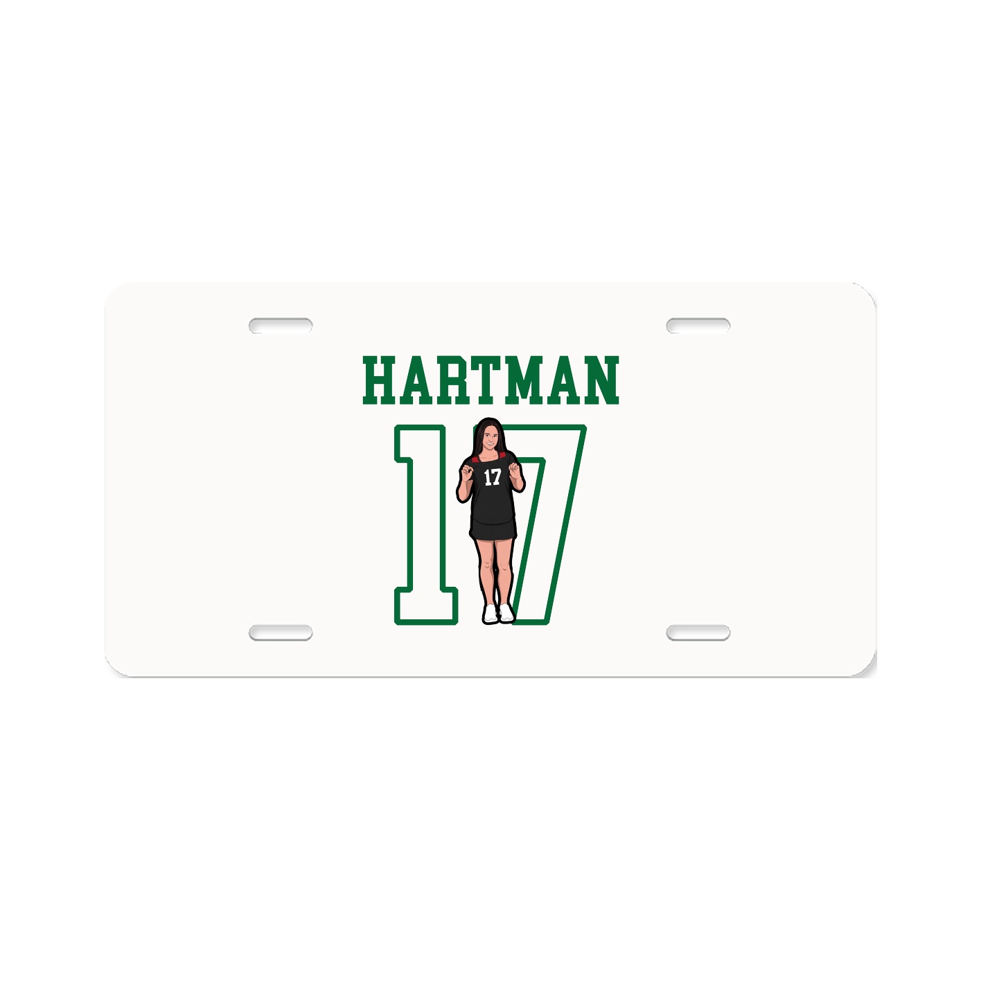 License Plate — Shirsey in Classic