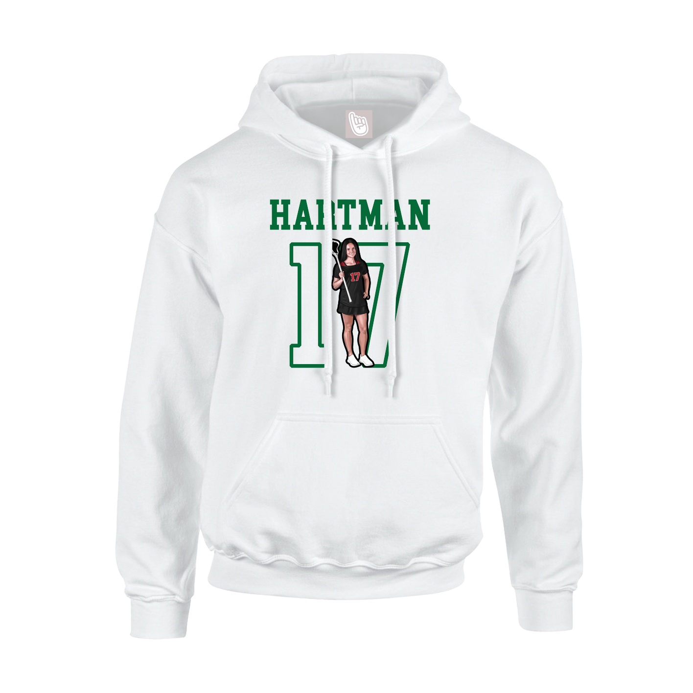 Youth Hoodie — Shirsey in White