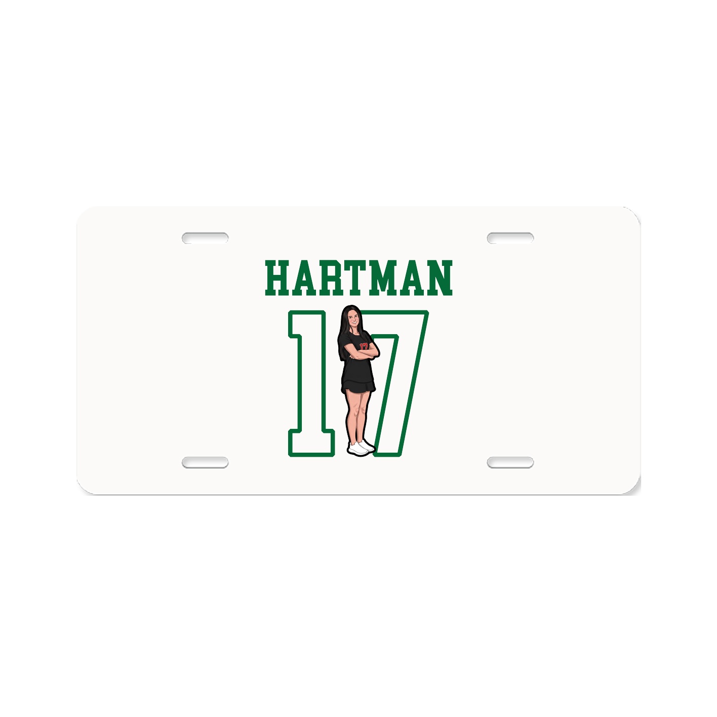 License Plate — Shirsey in Classic