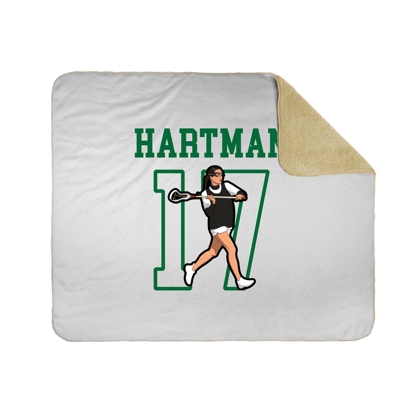 Throw Blanket — Shirsey in White