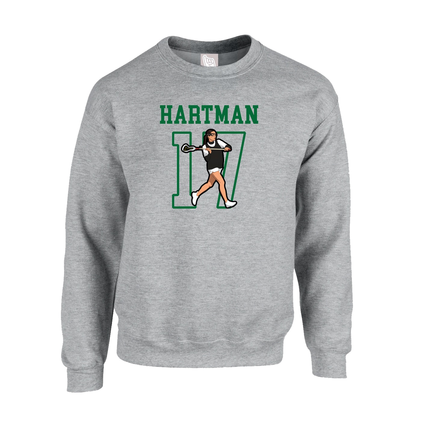 Fleece Crew — Shirsey in Grey