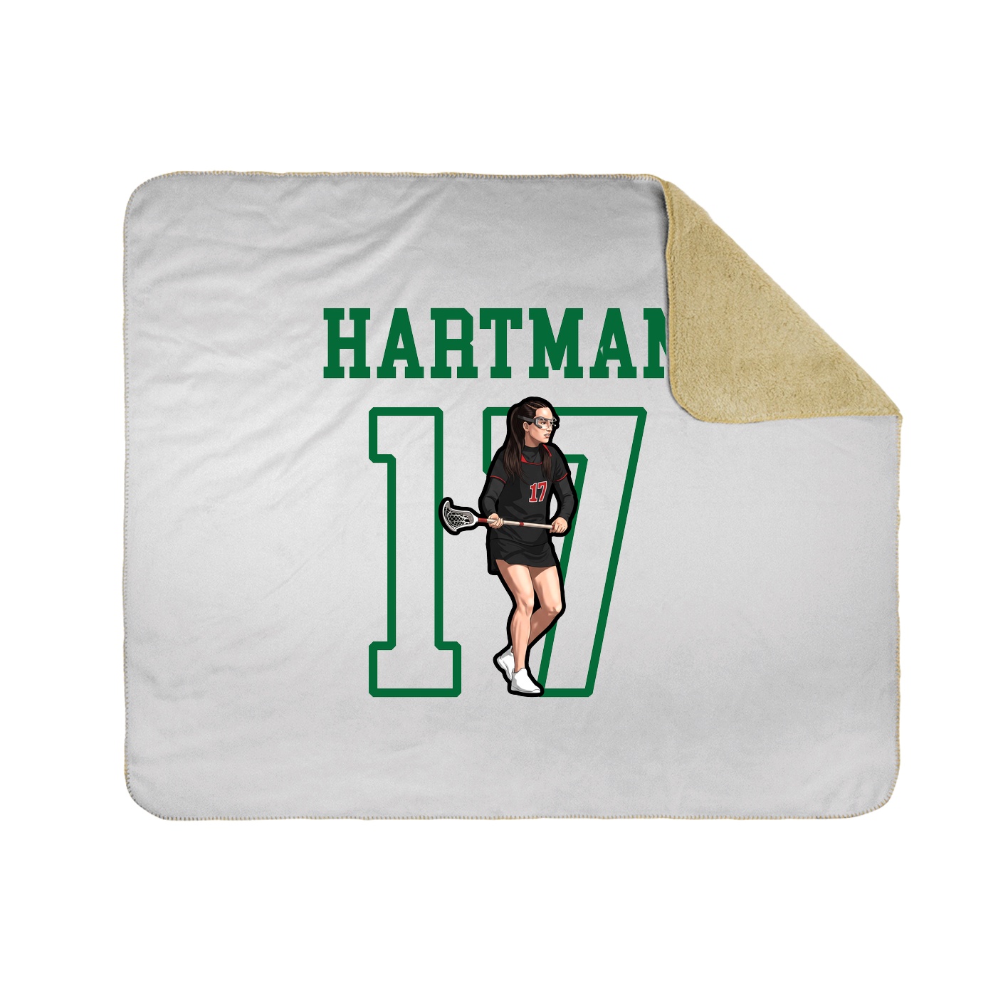 Throw Blanket — Shirsey in White