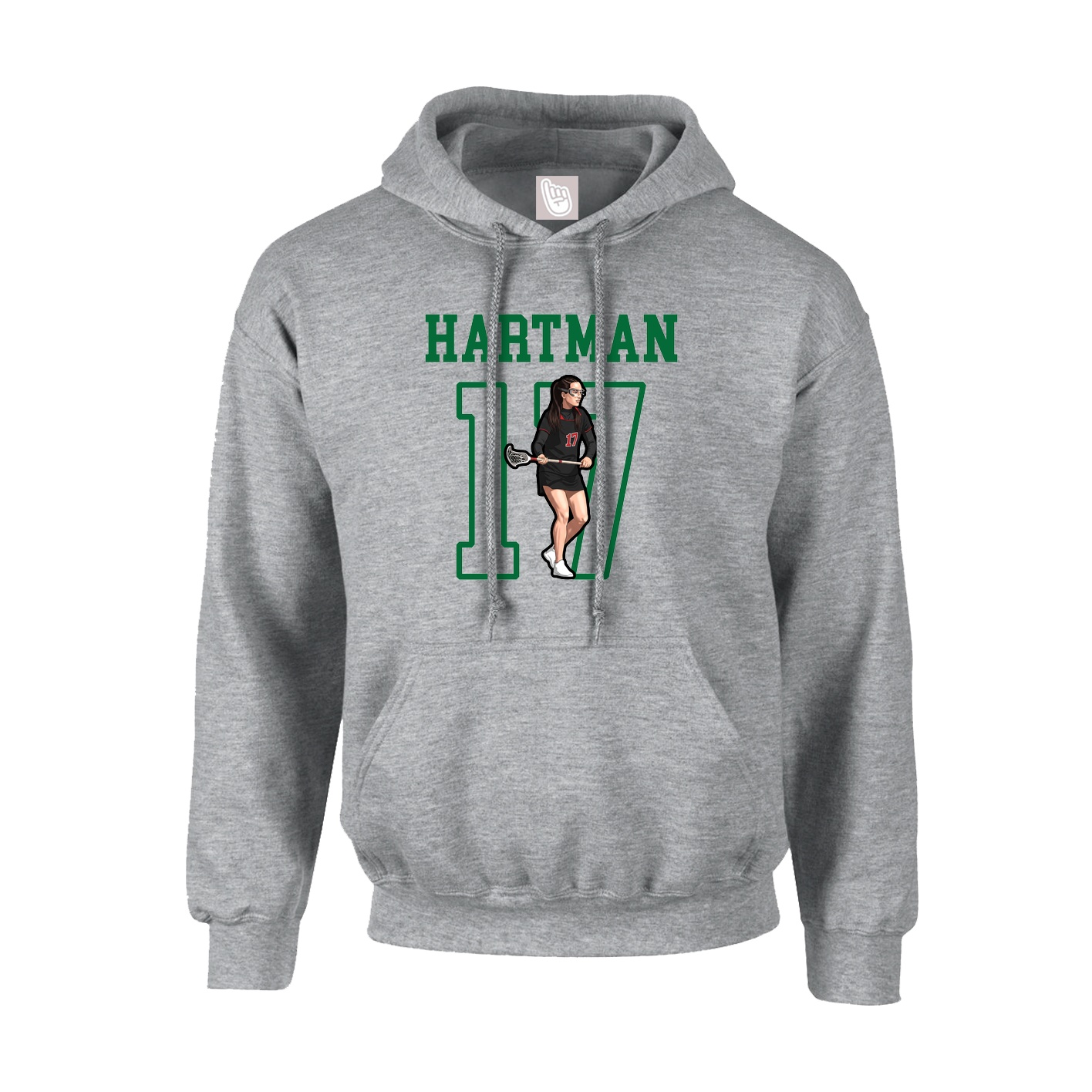 Hoodie — Shirsey in Grey