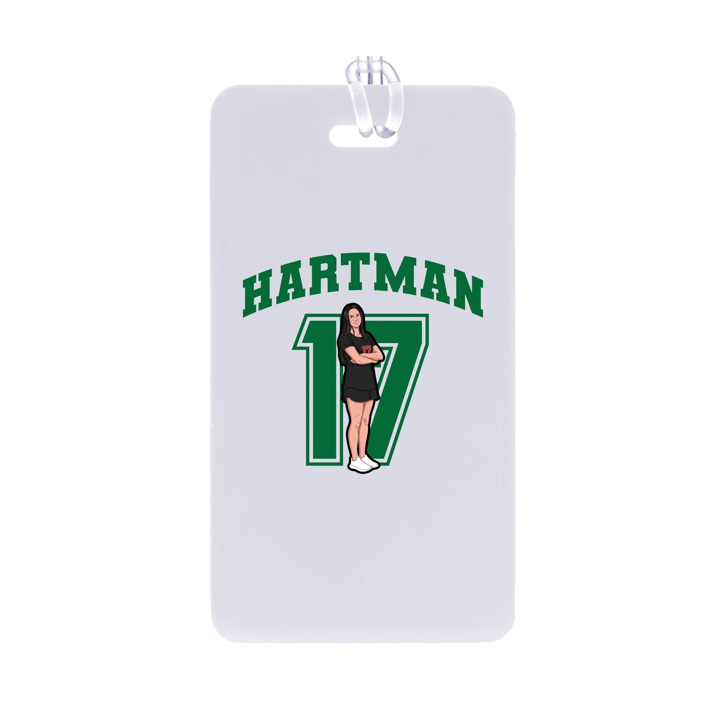 Bag Tag — Number in Classic