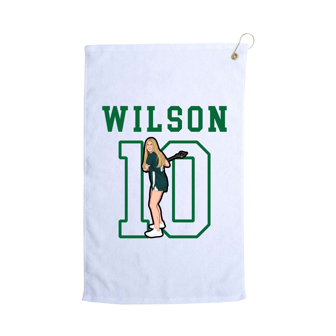 Golf Towel — Shirsey in White
