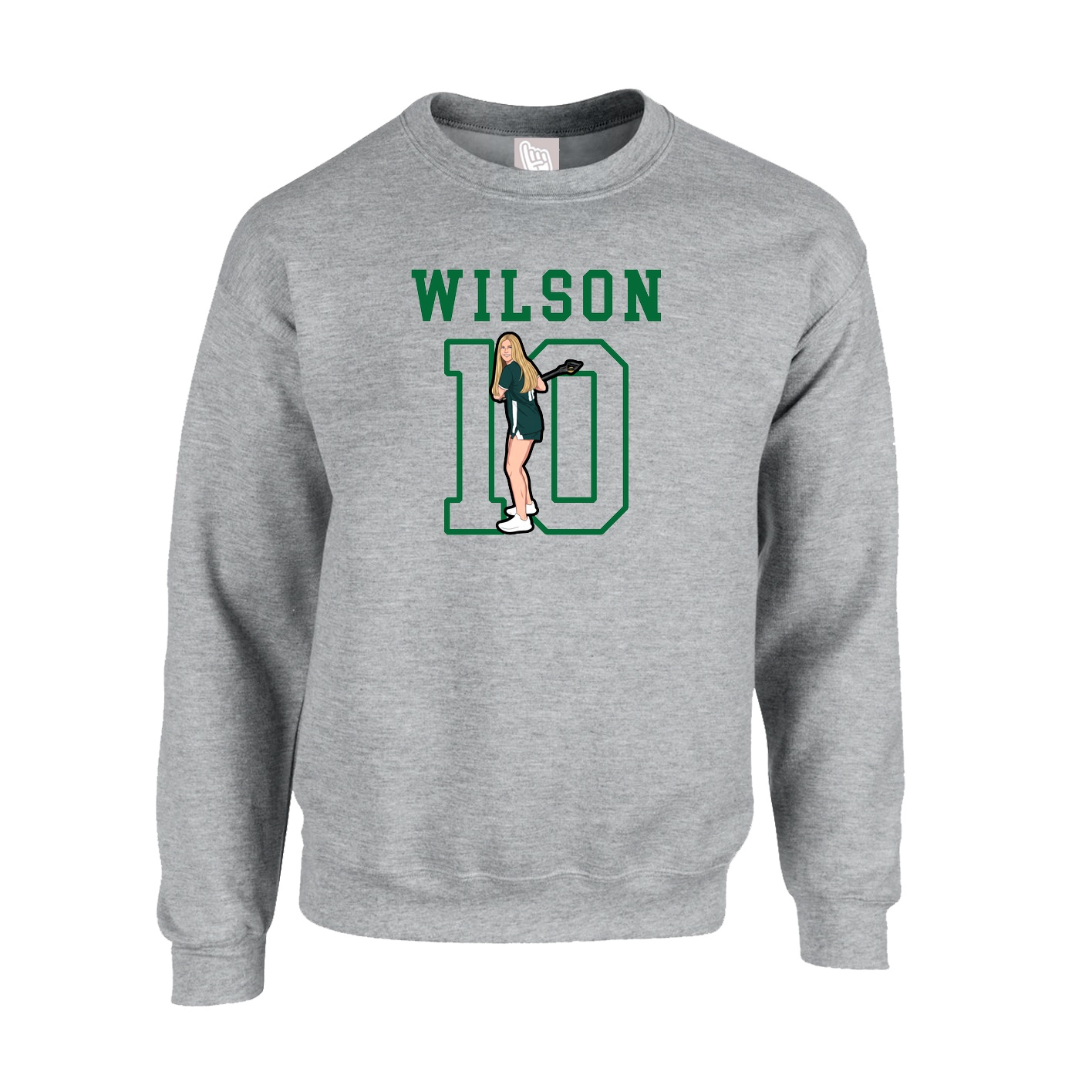 Fleece Crew — Shirsey in Grey
