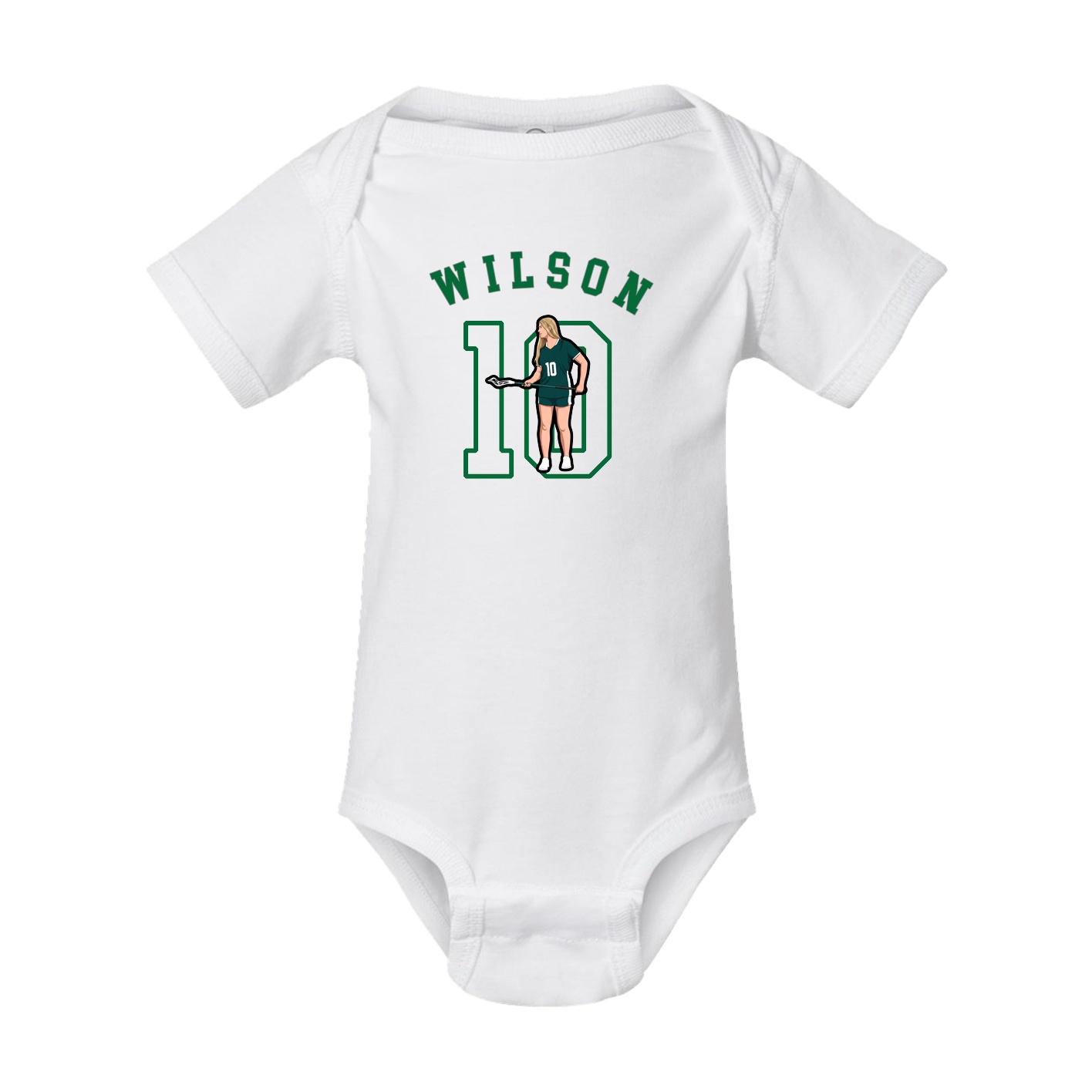 Baby Onesie — Shirsey Arch in White