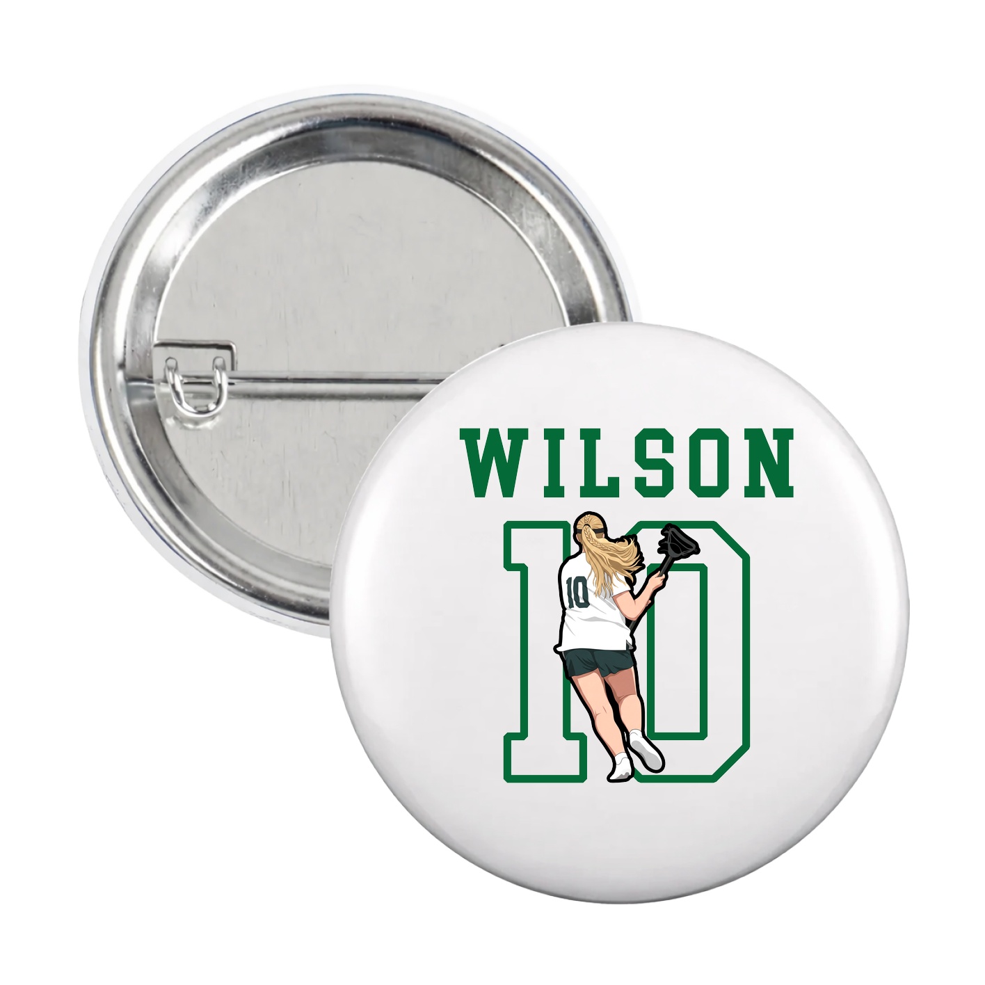 Game Day Button — Shirsey in White