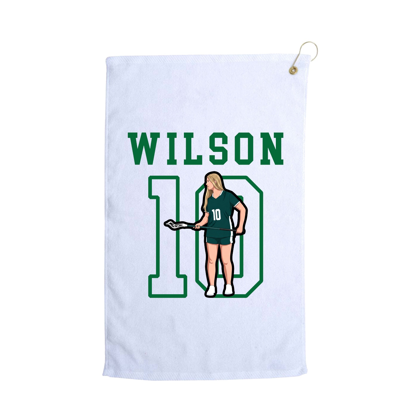 Golf Towel — Shirsey in White