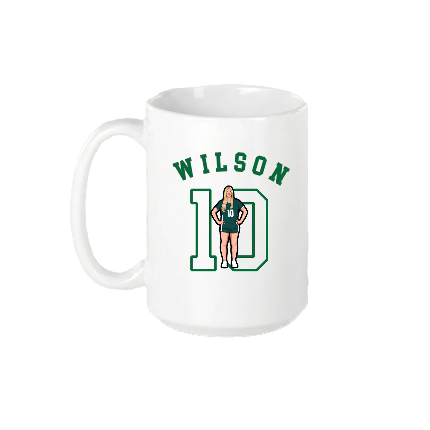 15oz Coffee Mug — Shirsey Arch in White