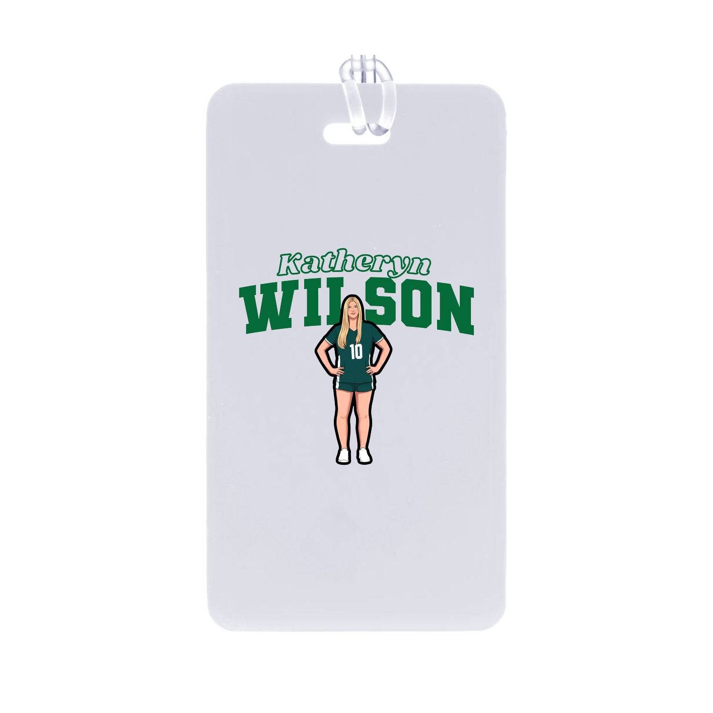 Bag Tag — Name Arch in Classic