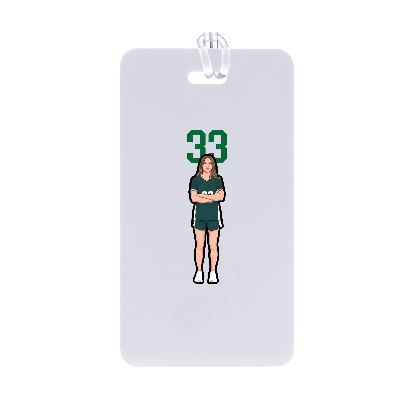 Bag Tag — Number Top in Classic