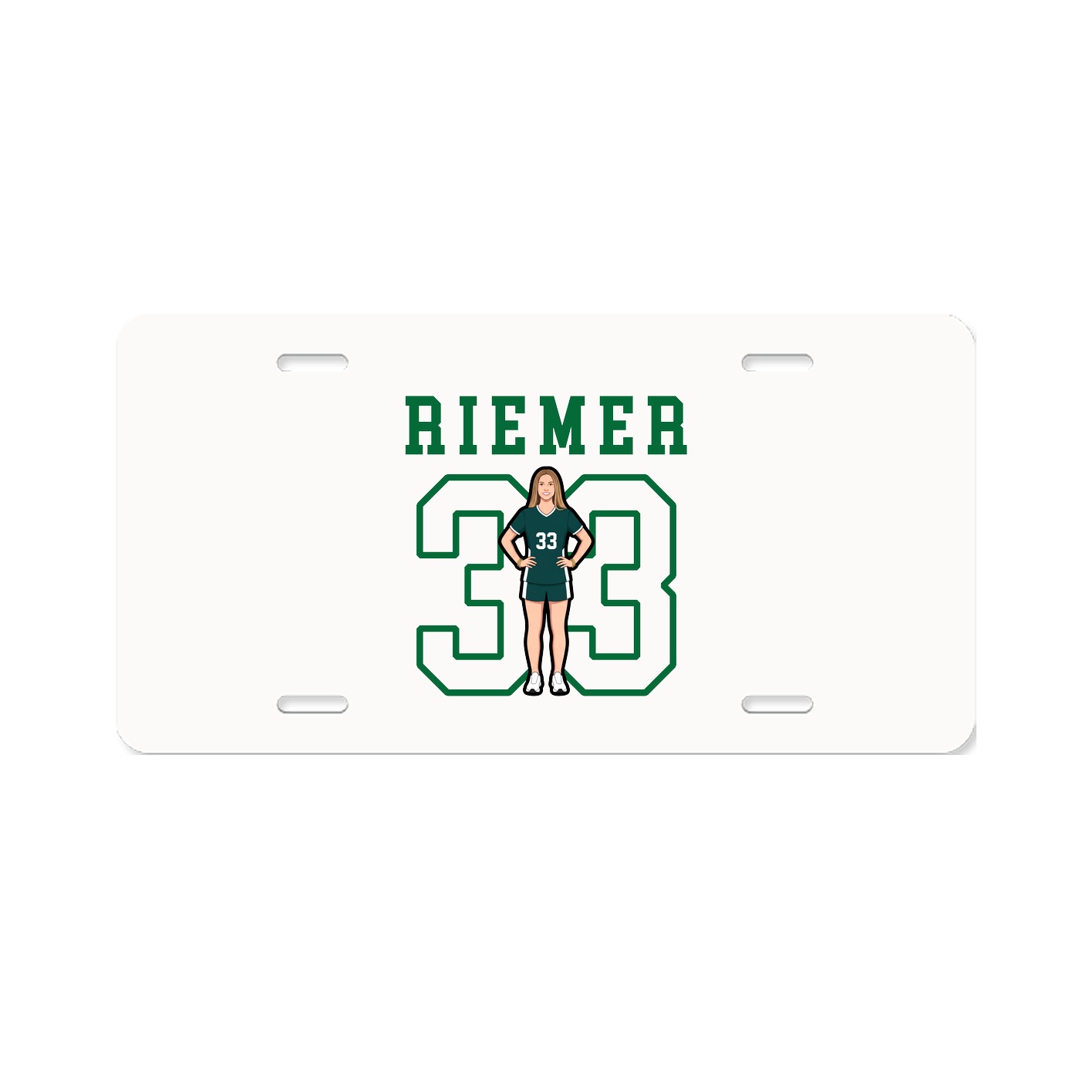 License Plate — Shirsey in Classic