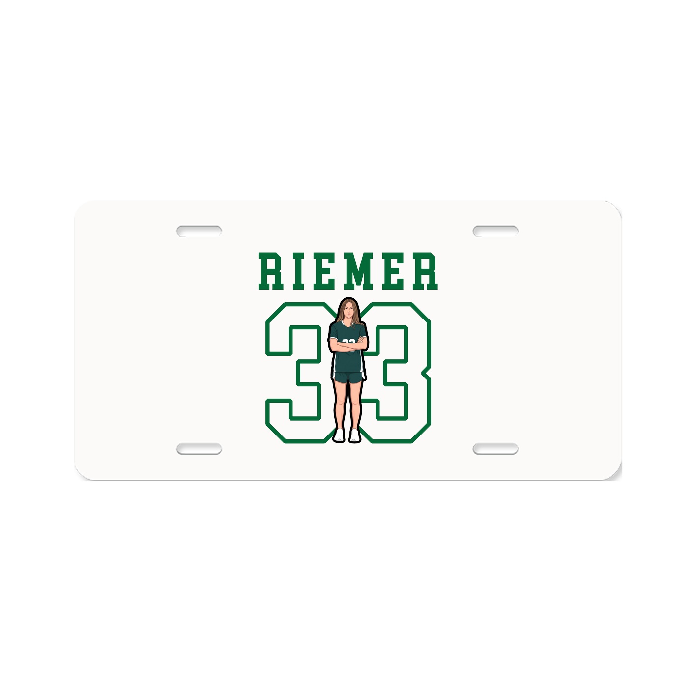 License Plate — Shirsey in Classic