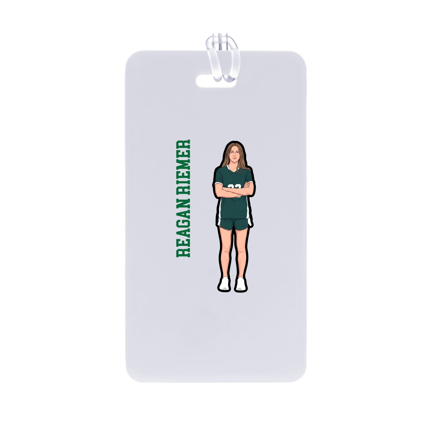 Bag Tag — Name Vertical in Classic