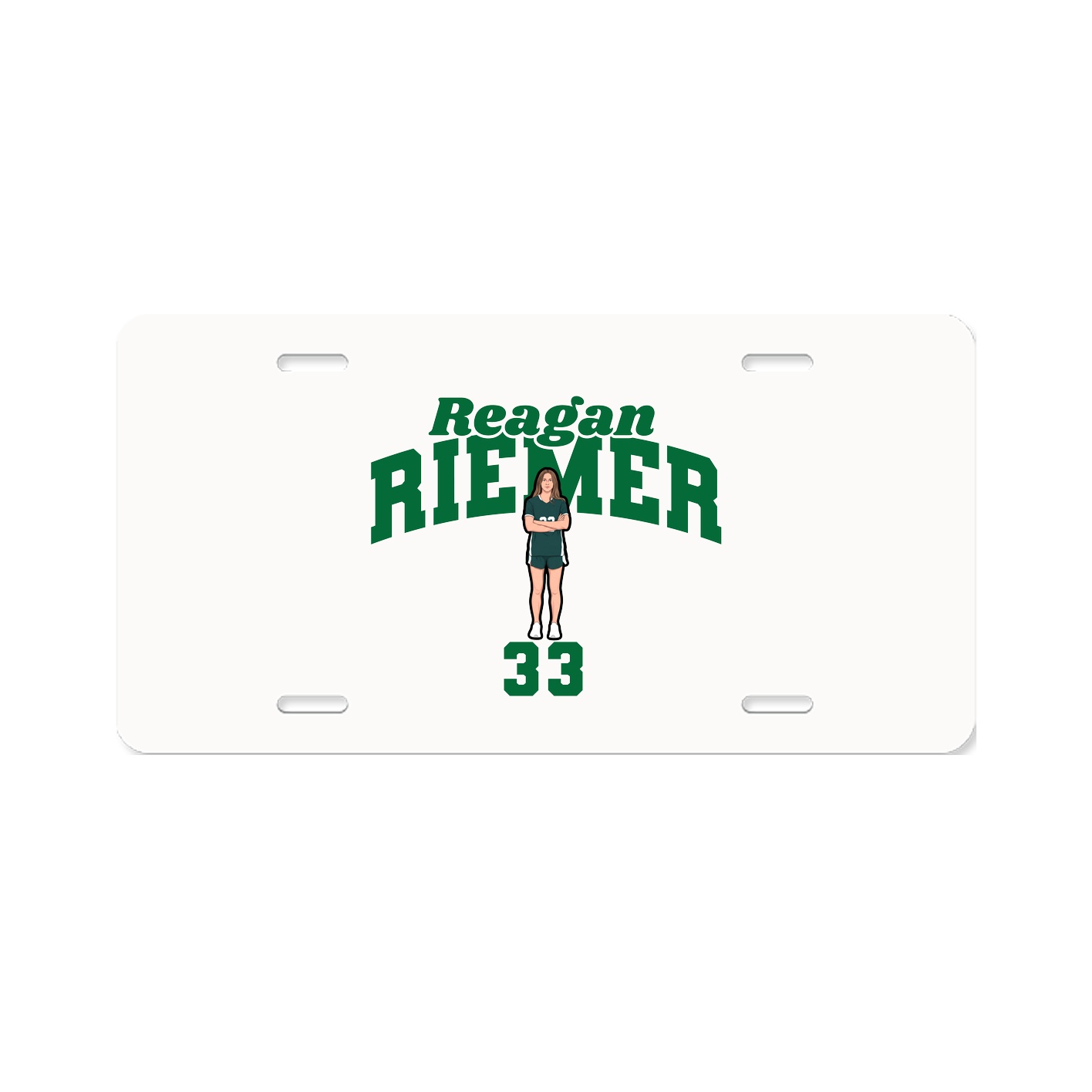 License Plate — Signature Arch in Classic