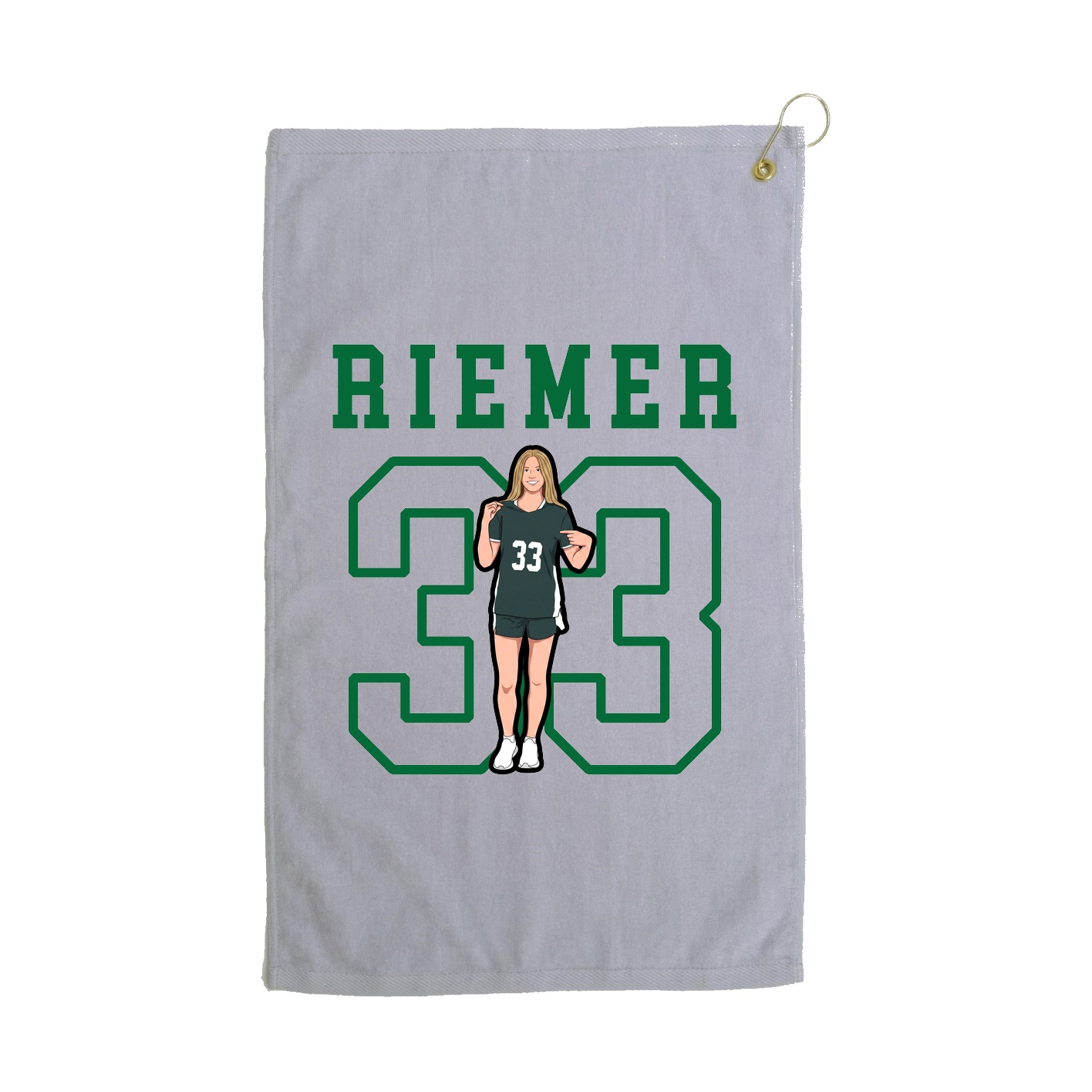 Golf Towel — Shirsey in Grey