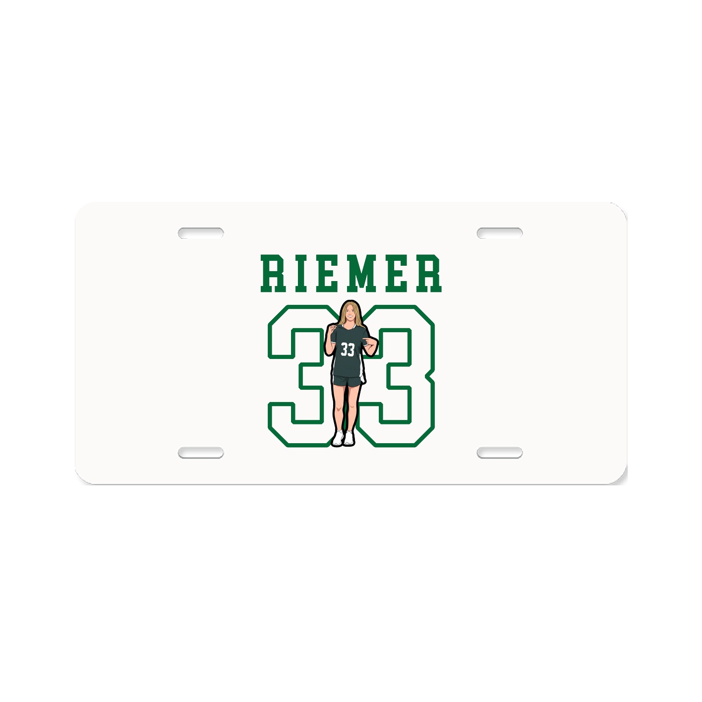 License Plate — Shirsey in Classic