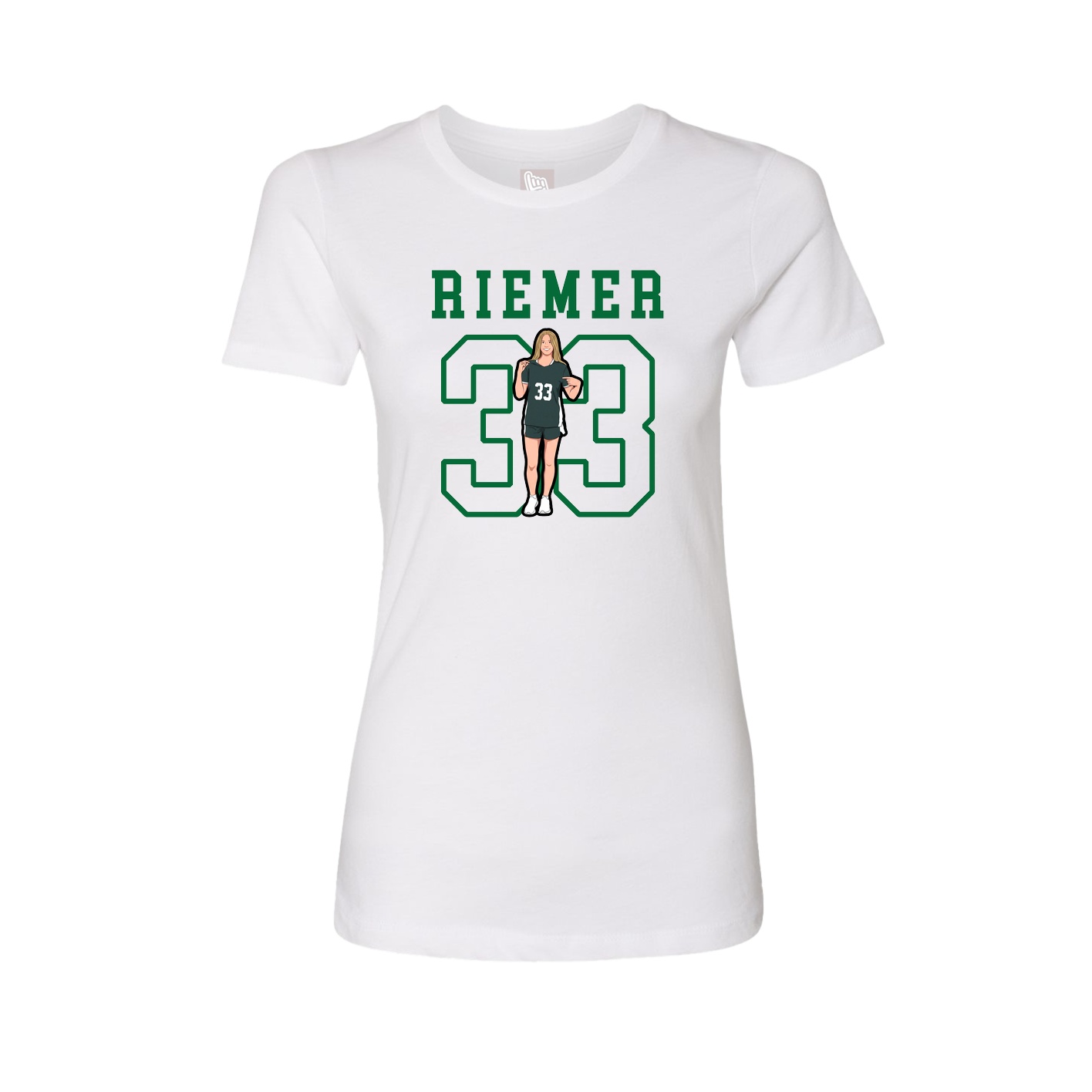 Fitted Women's Tee — Shirsey in White