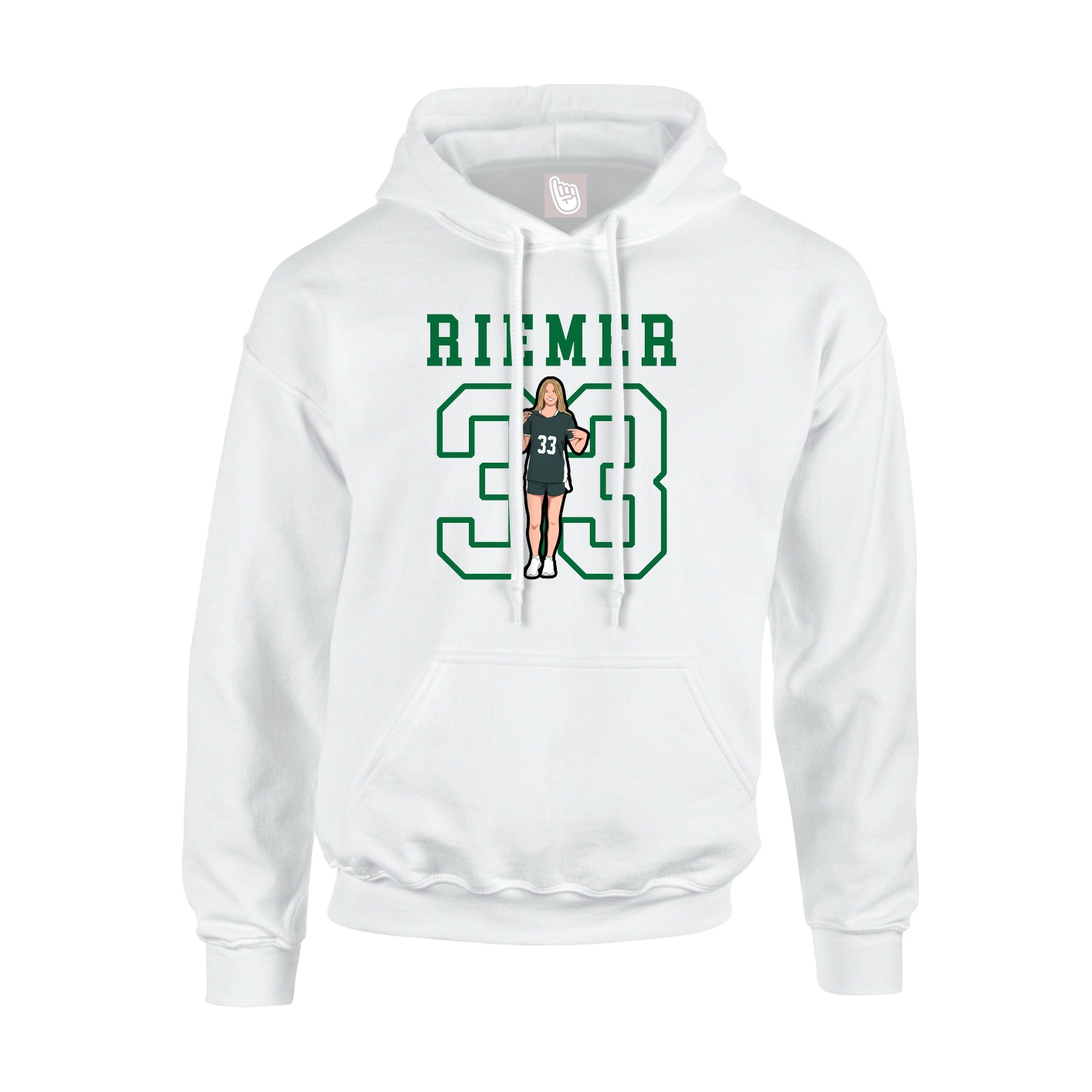 Youth Hoodie — Shirsey in White