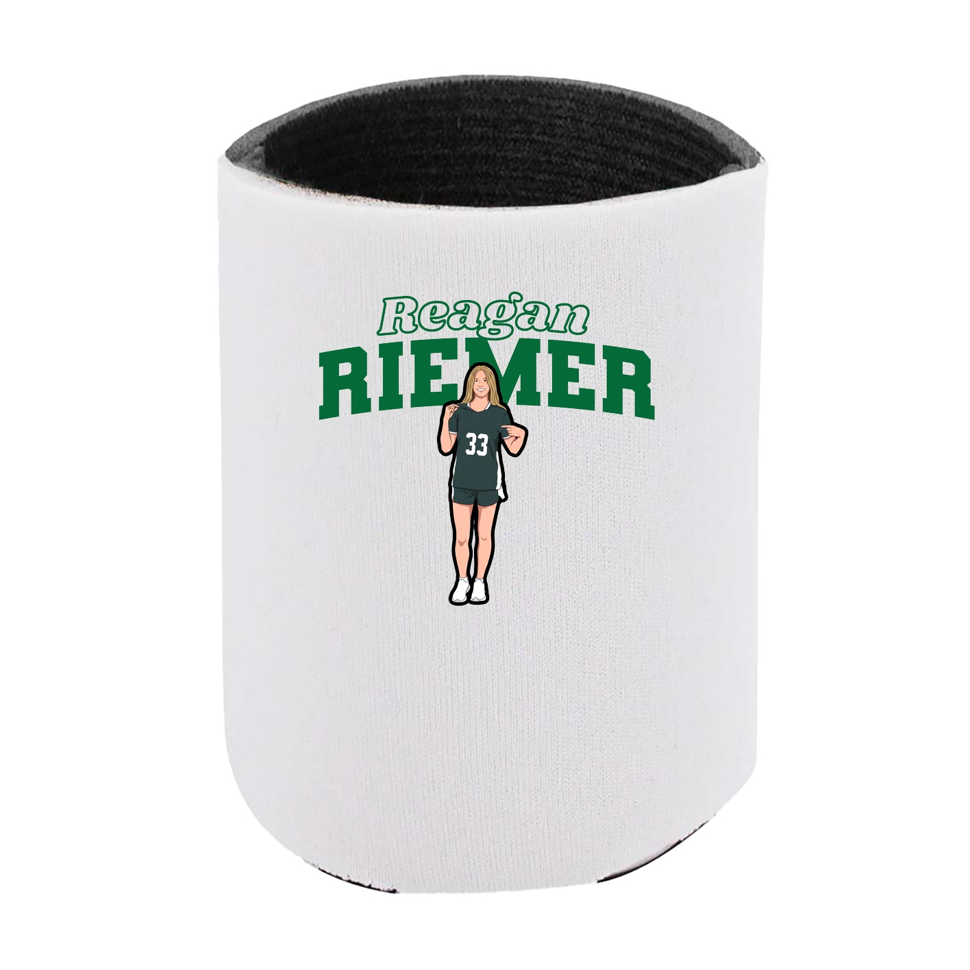 Can Holder — Name Arch in White