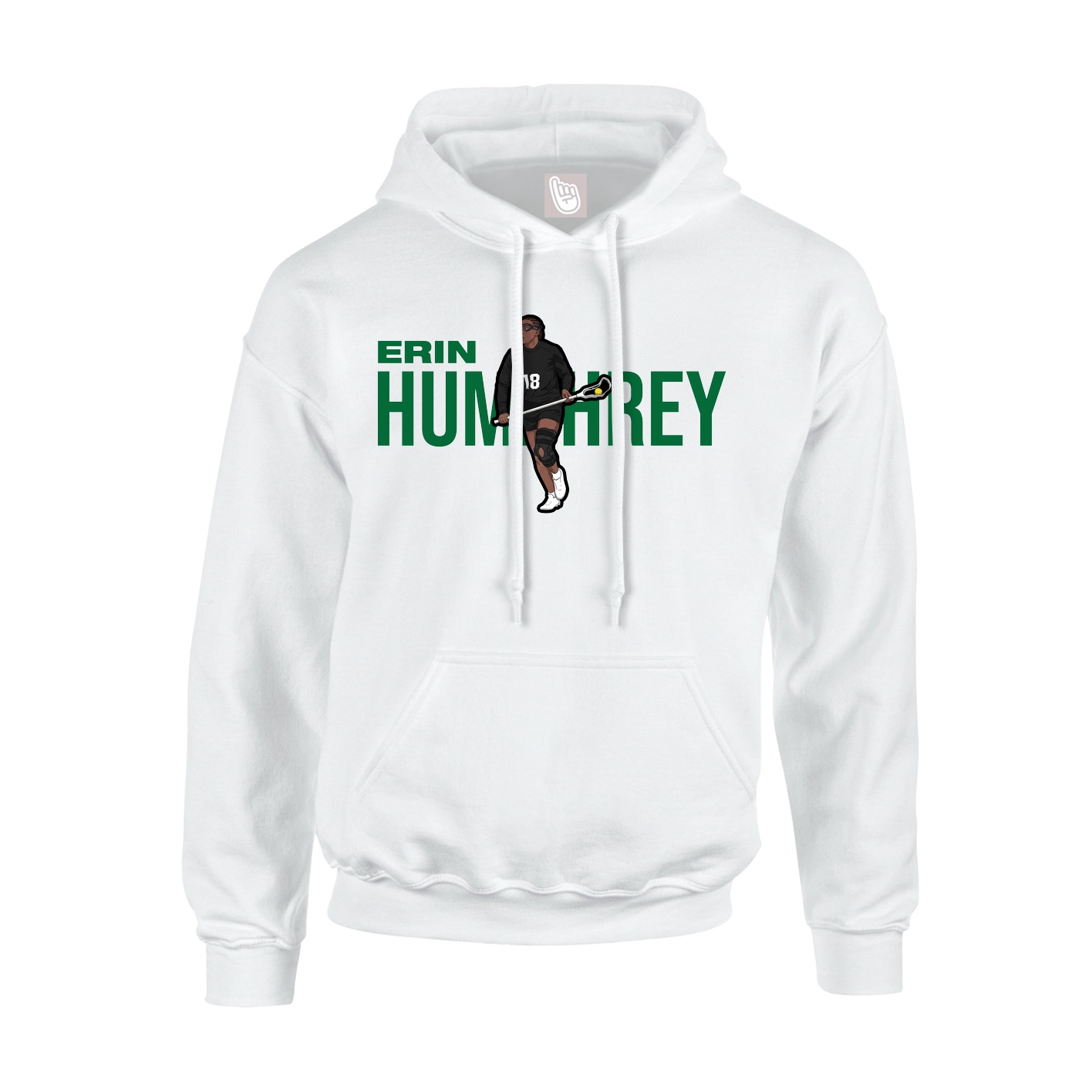 Hoodie — Player Name in White