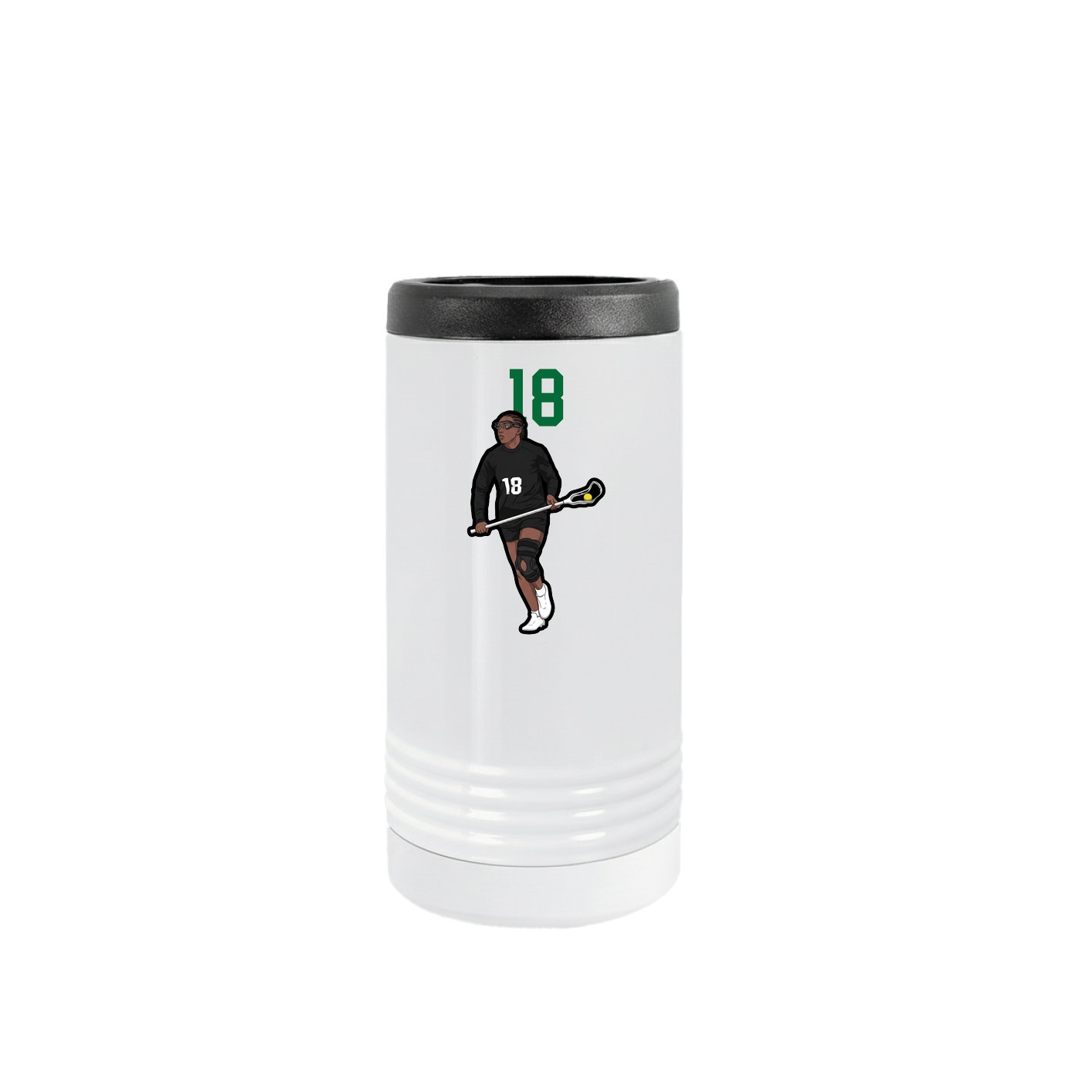Slim Beverage Holder — Number Top in White