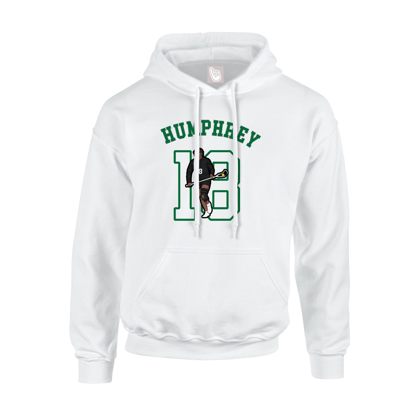 Hoodie — Shirsey Arch in White