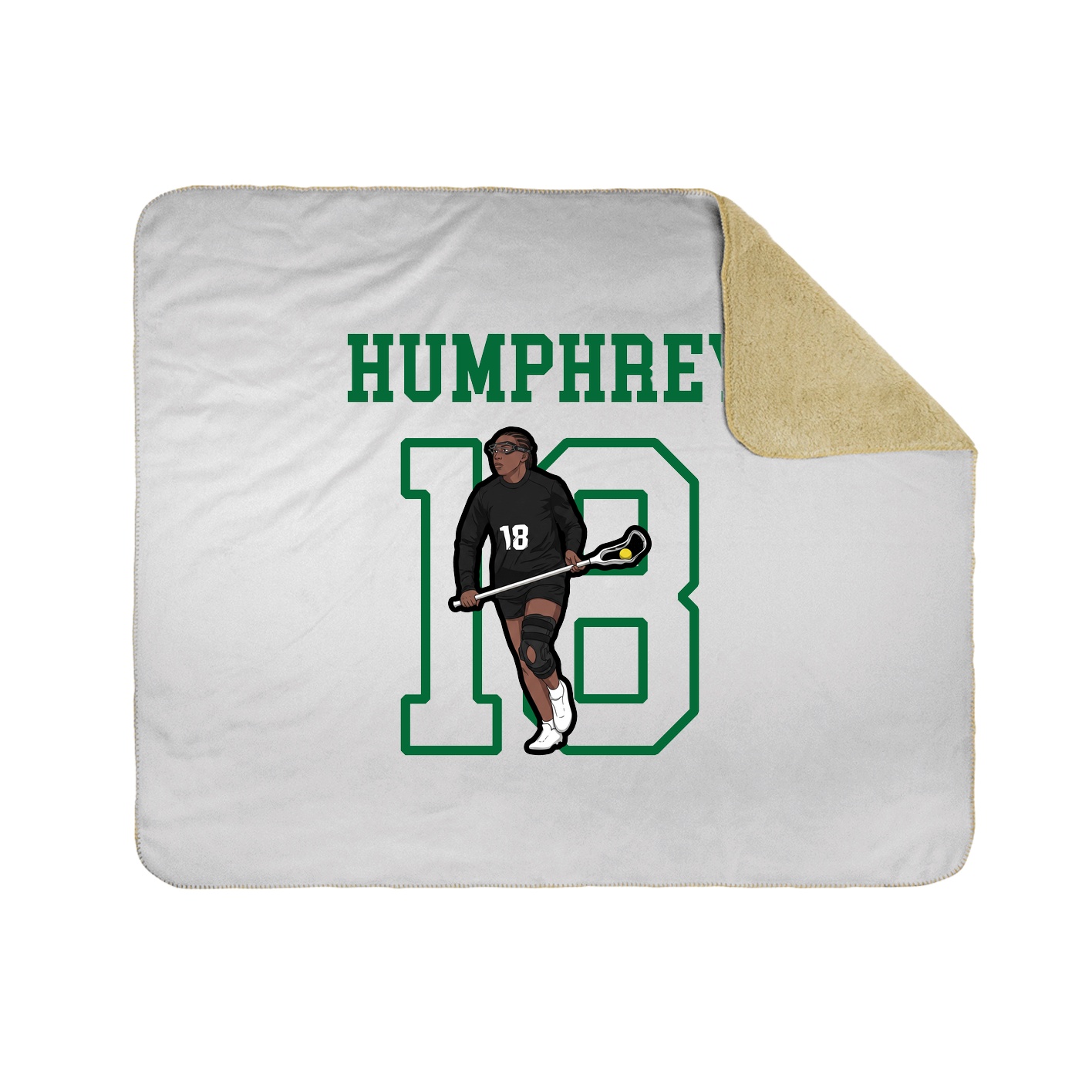 Throw Blanket — Shirsey in White