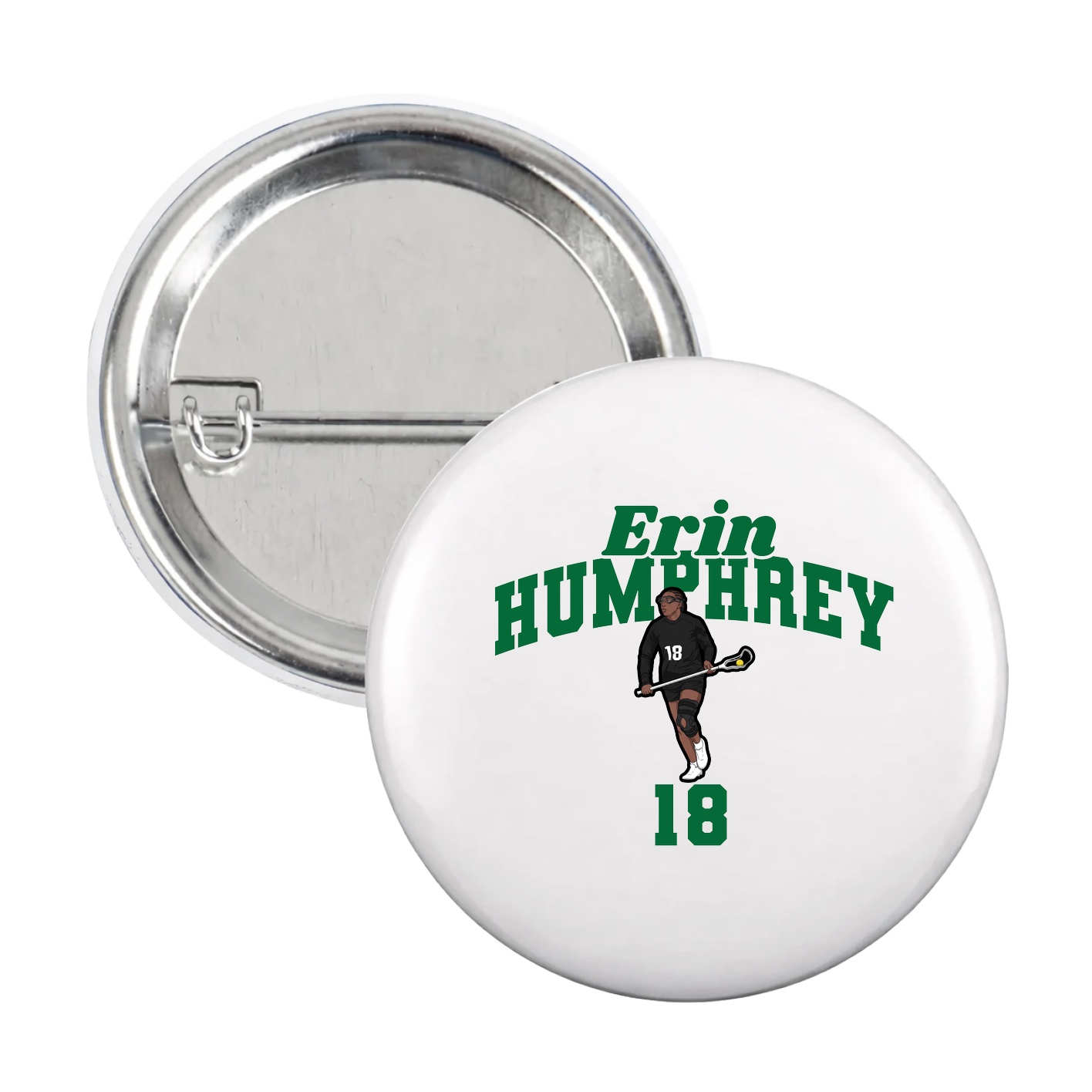 Game Day Button — Signature Arch in White
