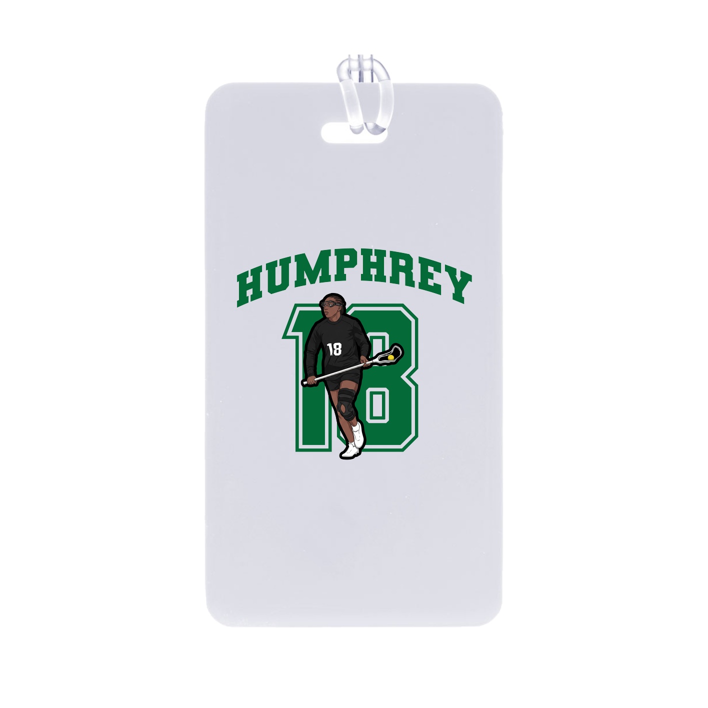 Bag Tag — Number in Classic