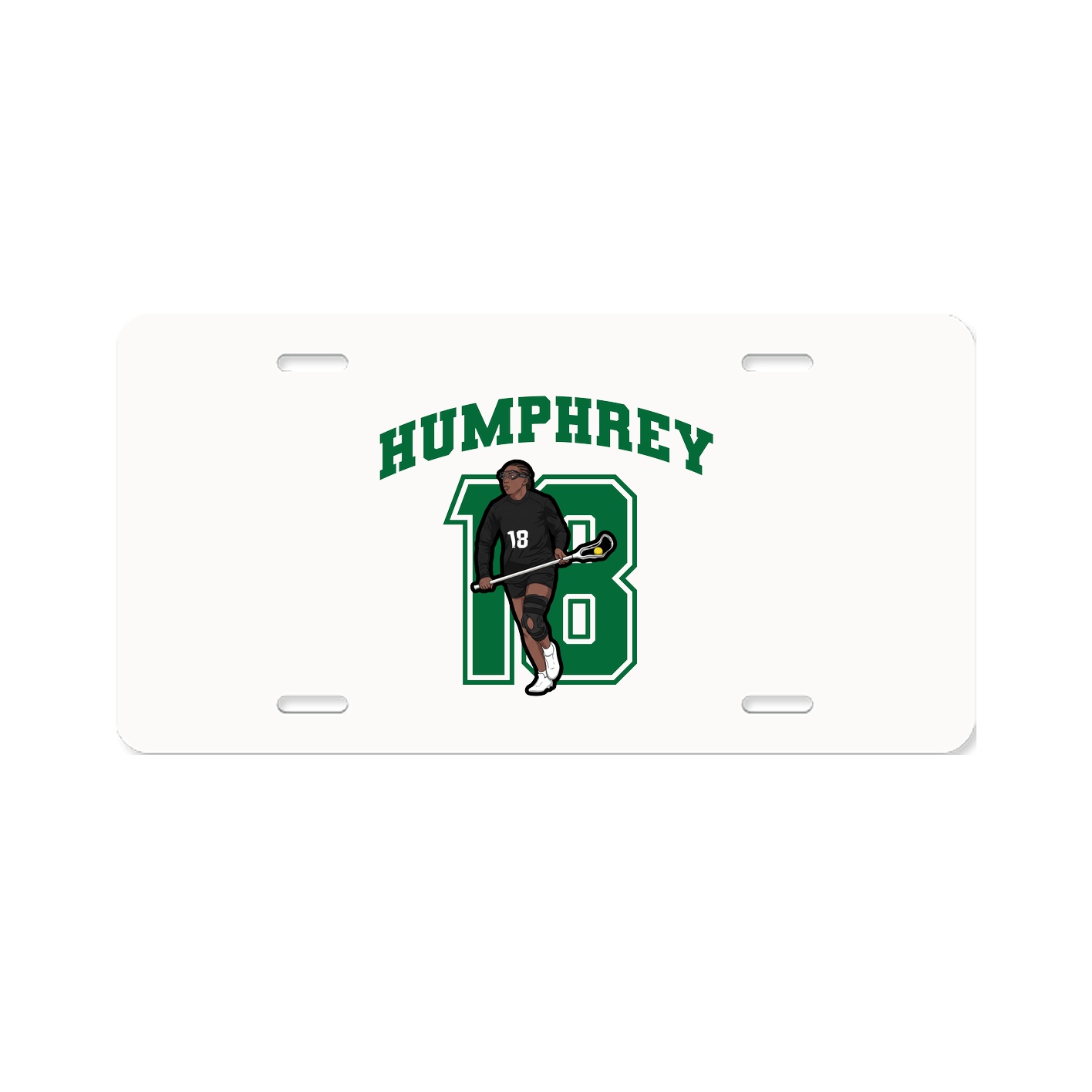 License Plate — Number in Classic