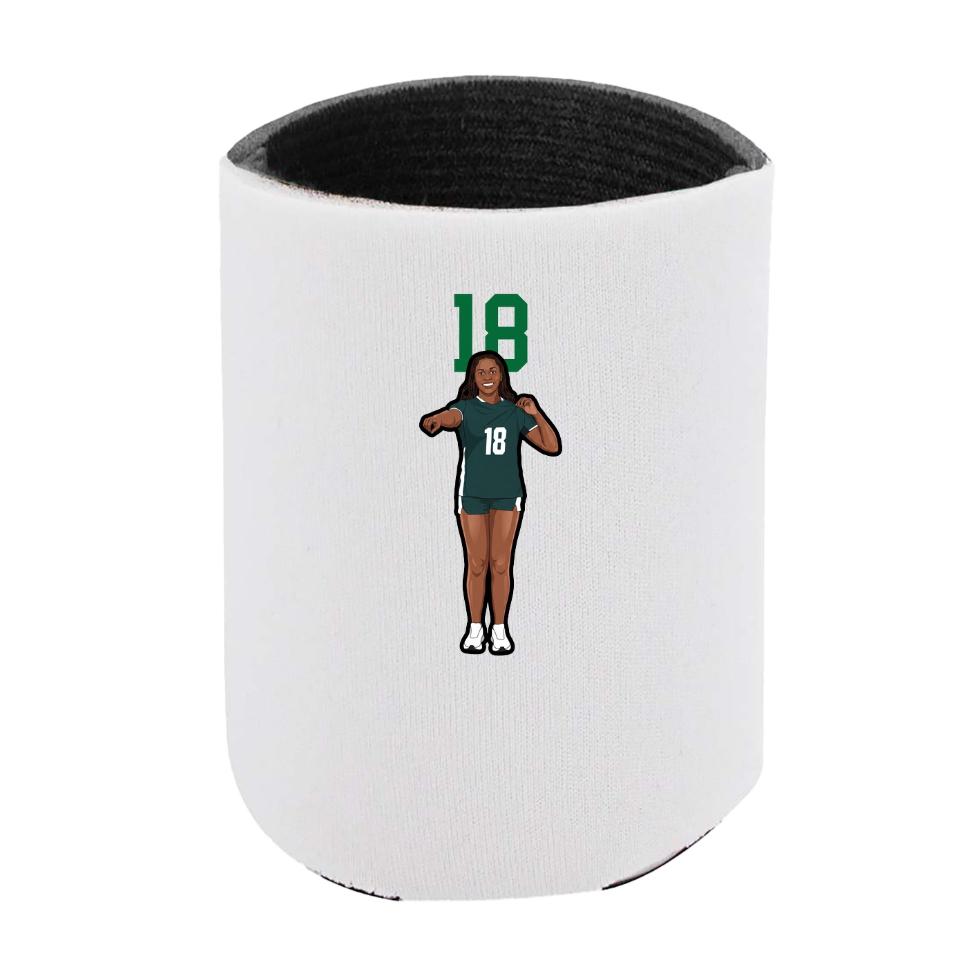 Can Holder — Number Top in White
