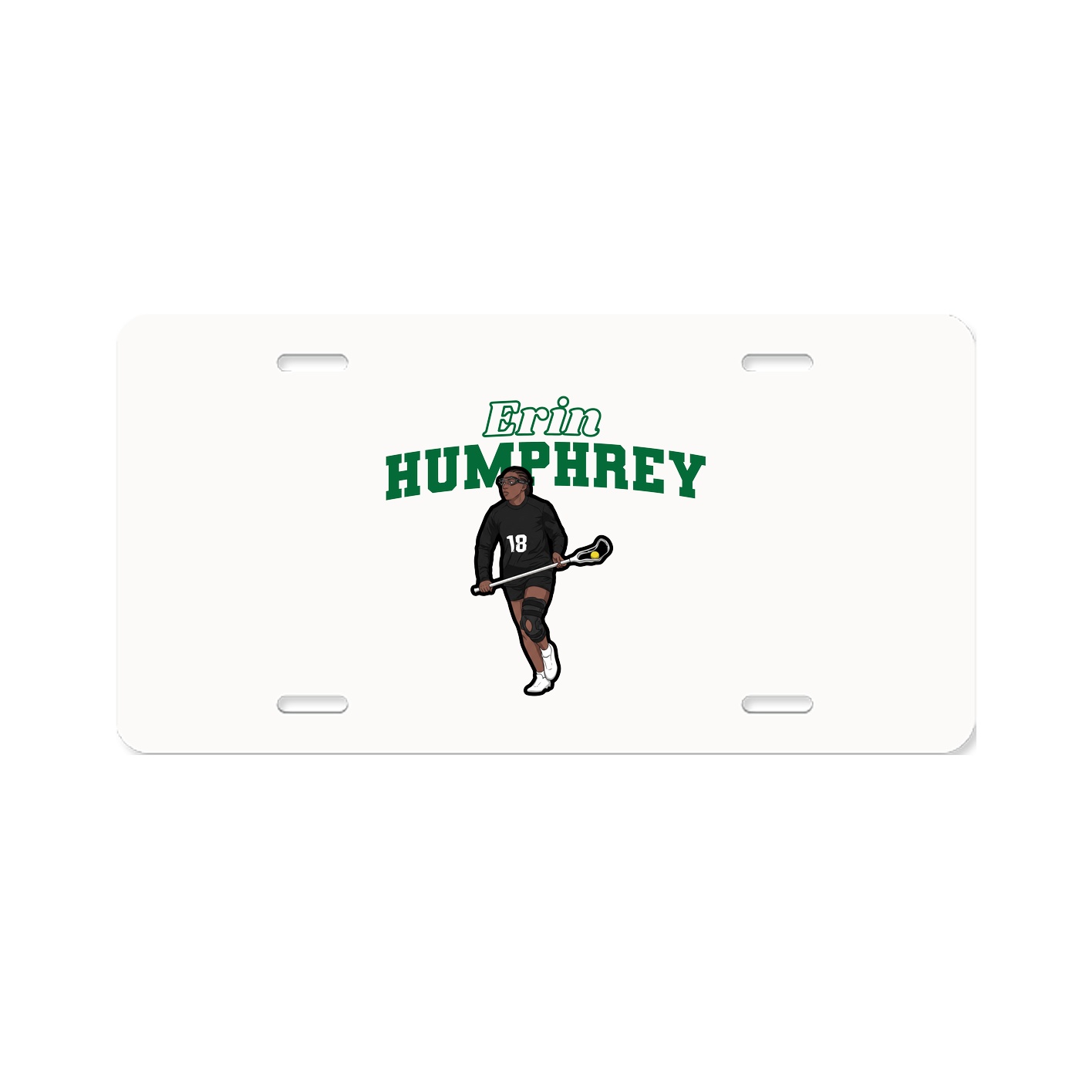License Plate — Name Arch in Classic