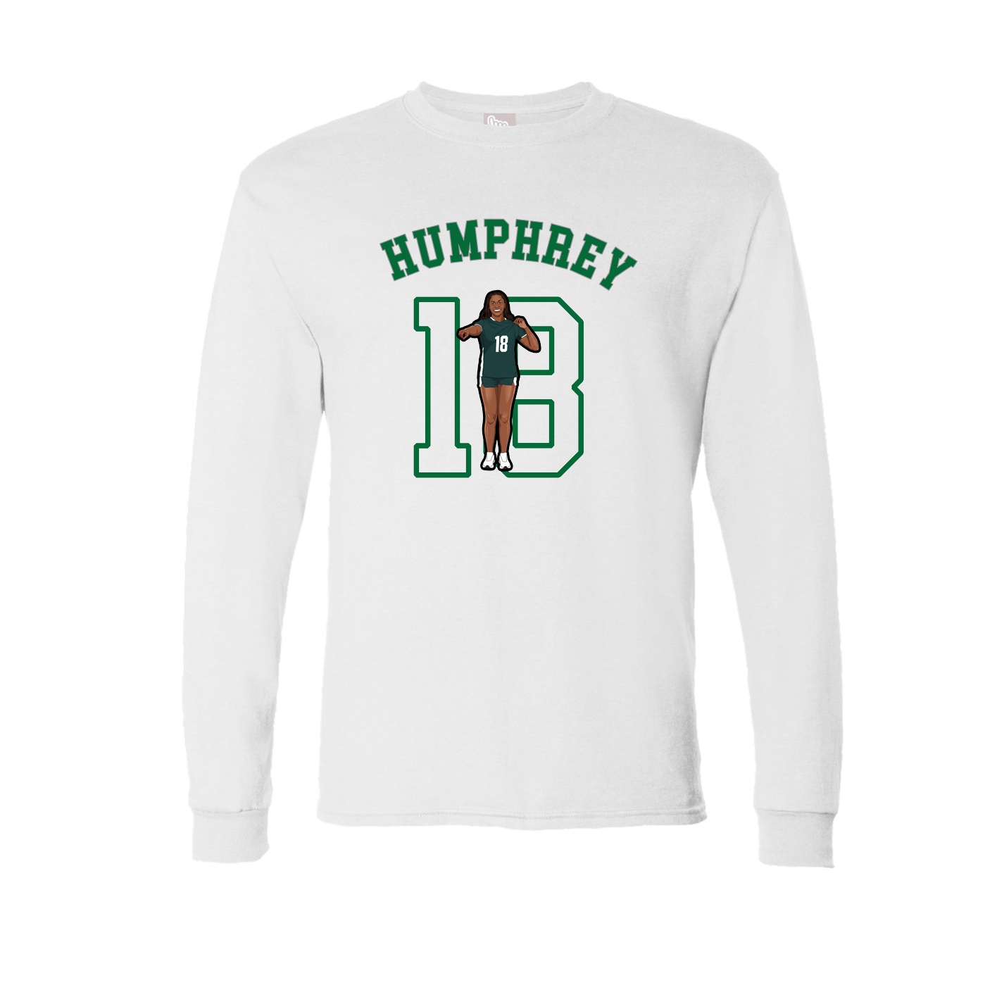 Long Sleeve Tee — Shirsey Arch in White