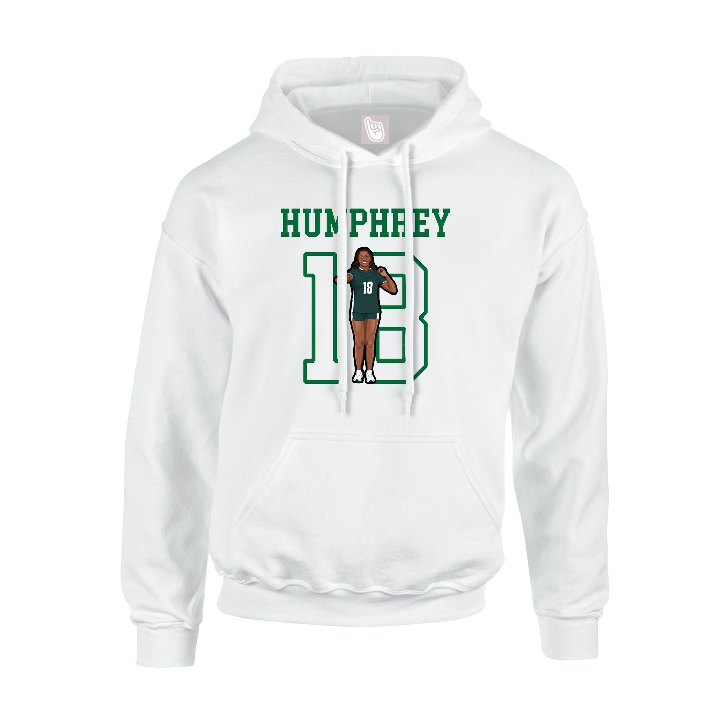 Youth Hoodie — Shirsey in White