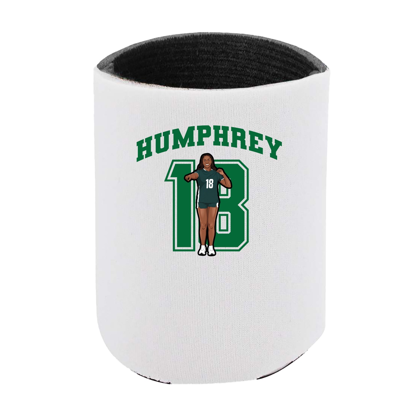 Can Holder — Number in White