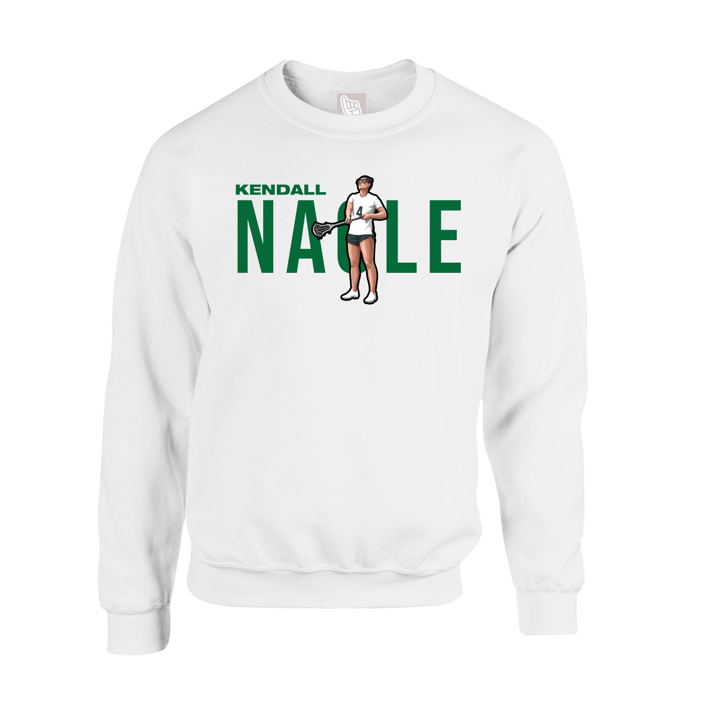 Fleece Crew — Player Name in White