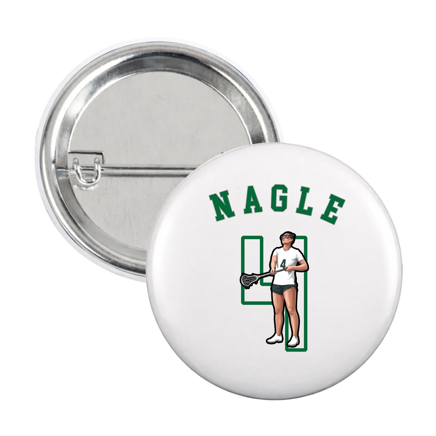 Game Day Button — Shirsey Arch in White