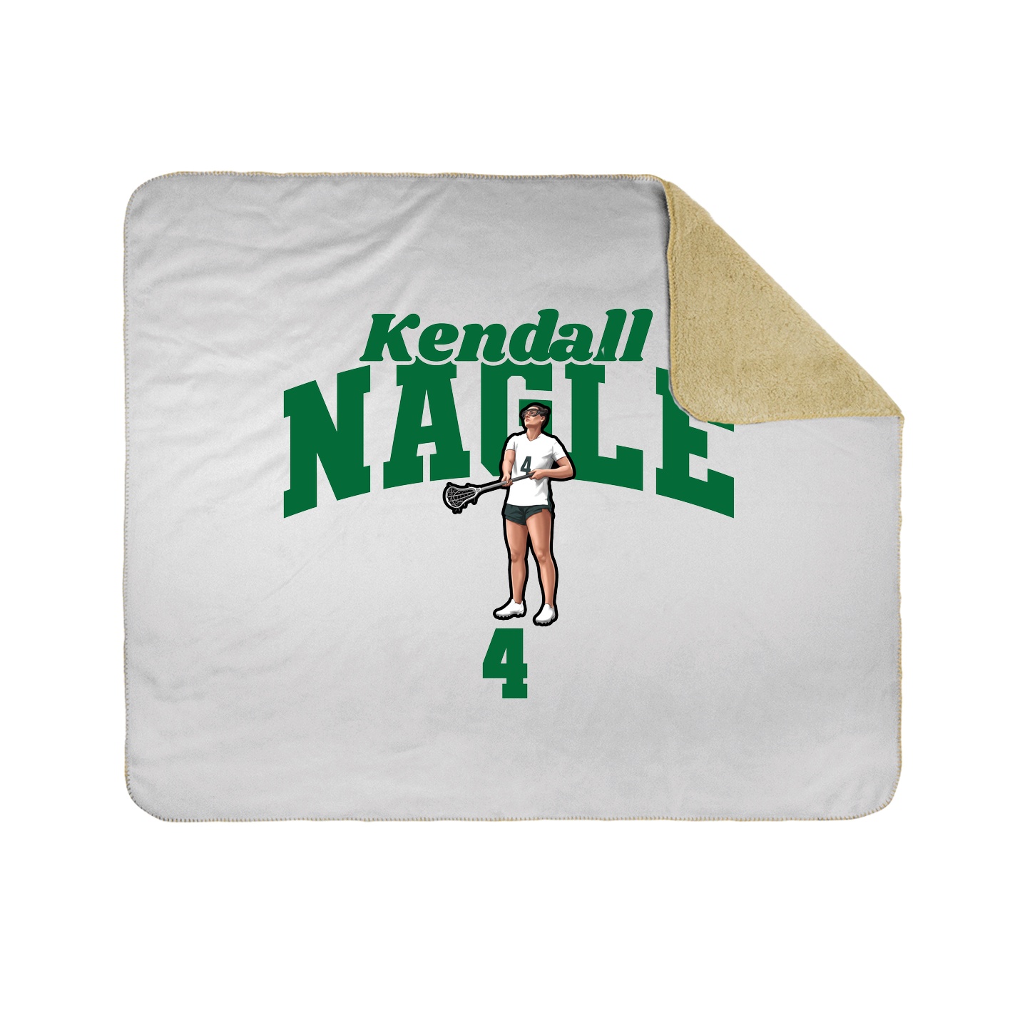Throw Blanket — Signature Arch in White