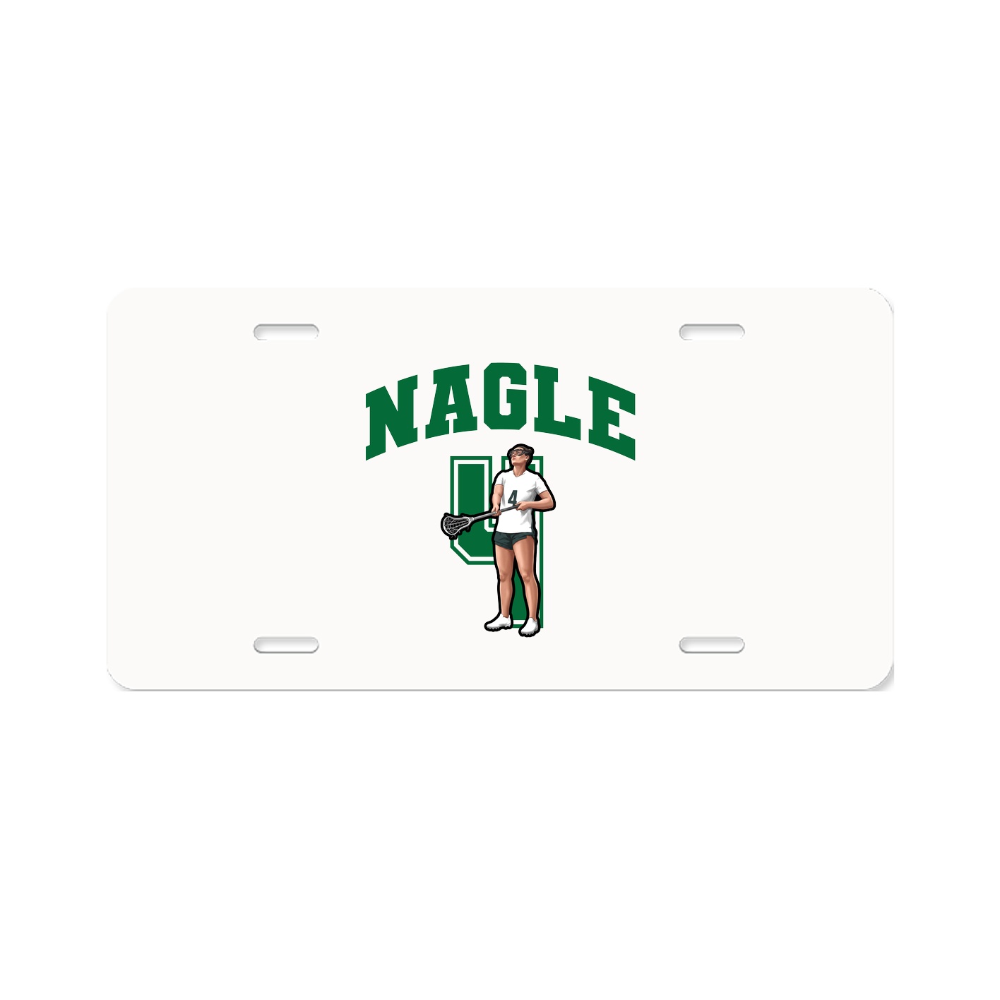 License Plate — Number in Classic