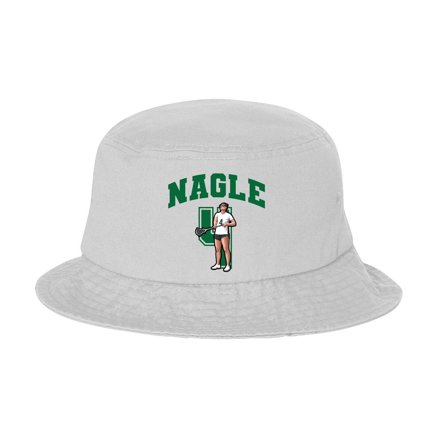 Bucket Cap — Number in White